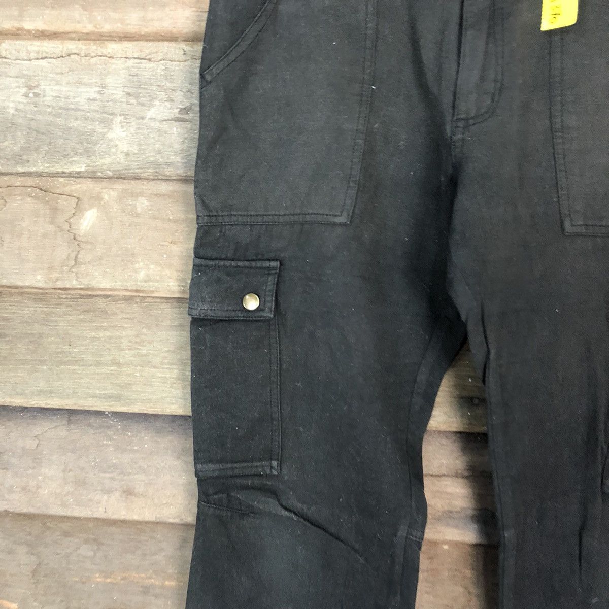 Japanese Brand DLL Poe De Deux Black Cargo Multipocket Pants #1370 Size US 31 - 4 Thumbnail