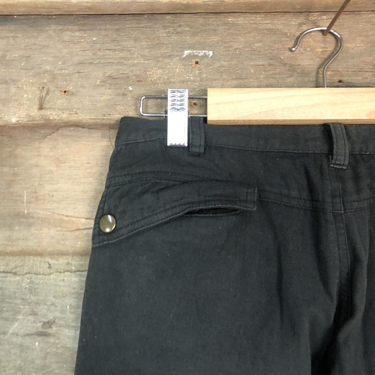 Japanese Brand DLL Poe De Deux Black Cargo Multipocket Pants #1370 Size US 31 - 13 Thumbnail