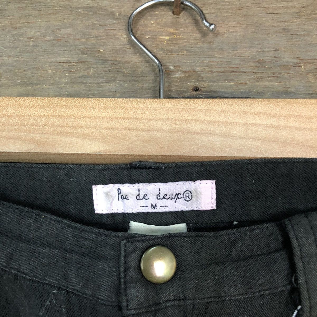 Japanese Brand DLL Poe De Deux Black Cargo Multipocket Pants #1370 Size US 31 - 9 Thumbnail