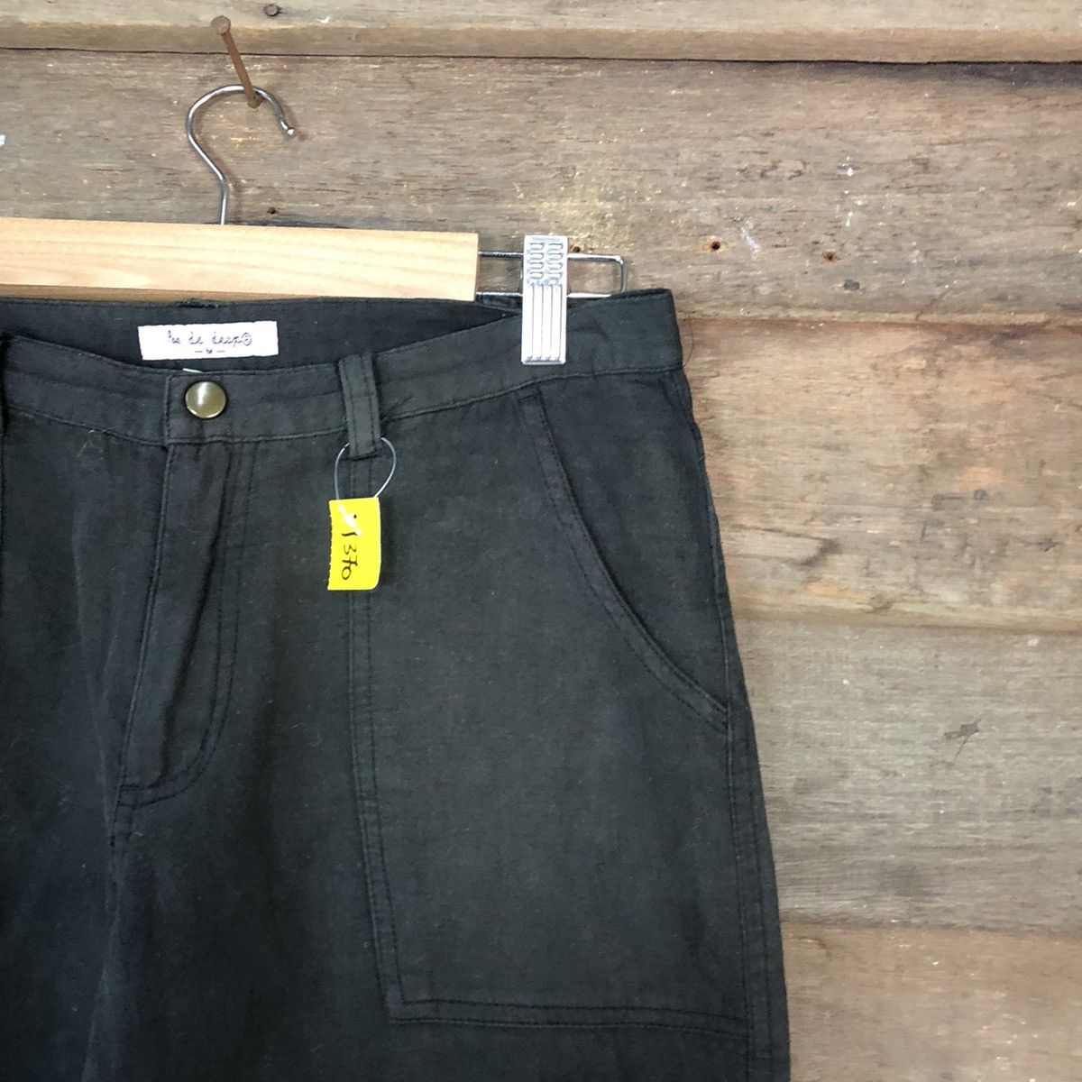 Japanese Brand DLL Poe De Deux Black Cargo Multipocket Pants #1370 Size US 31 - 7 Thumbnail