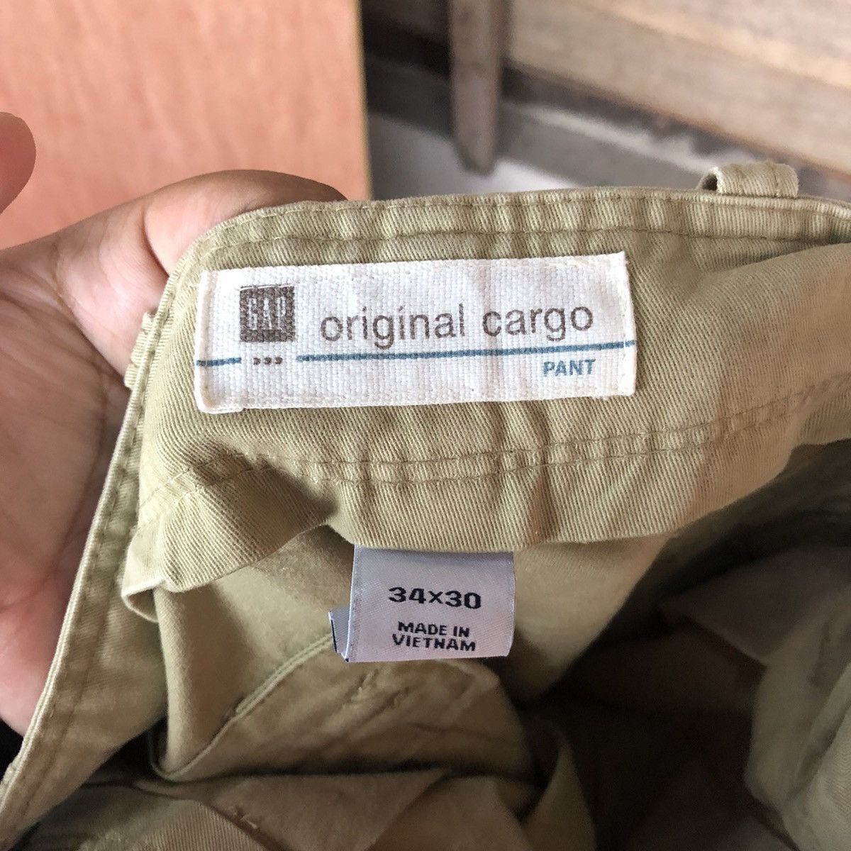 Gap DLL Gap Brown Cargo Multipocket Pants #1357 Size US 34 / EU 50 - 15 Thumbnail