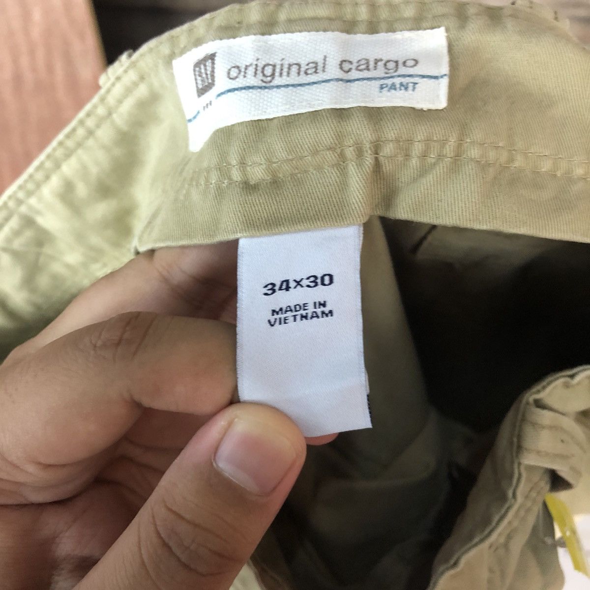 Gap DLL Gap Brown Cargo Multipocket Pants #1357 Size US 34 / EU 50 - 16 Thumbnail