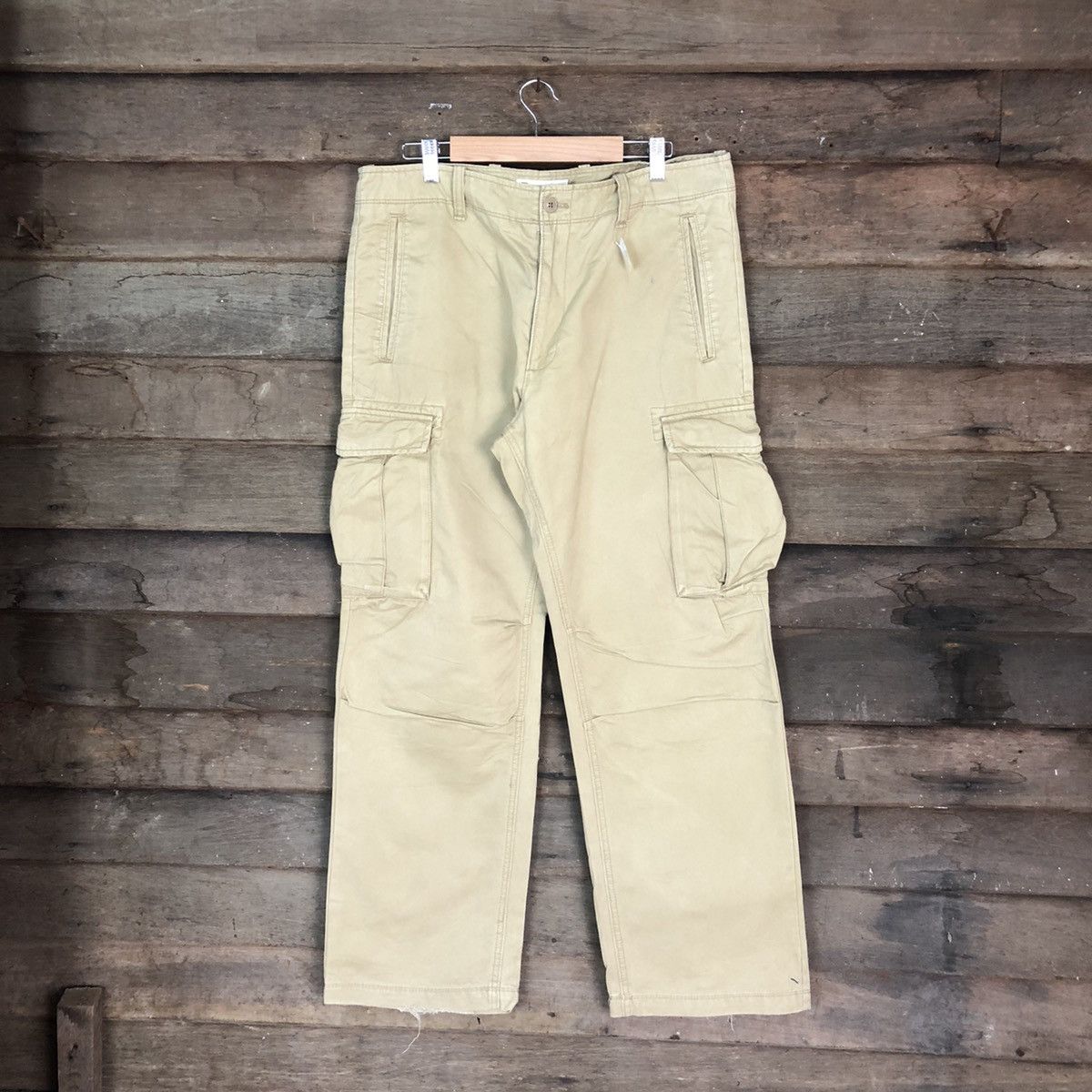 Gap DLL Gap Brown Cargo Multipocket Pants #1357 Size US 34 / EU 50 - 1 Thumbnail
