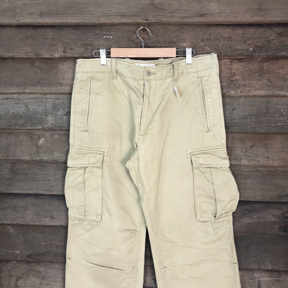 Gap DLL Gap Brown Cargo Multipocket Pants #1357 Size US 34 / EU 50 - 2 Thumbnail
