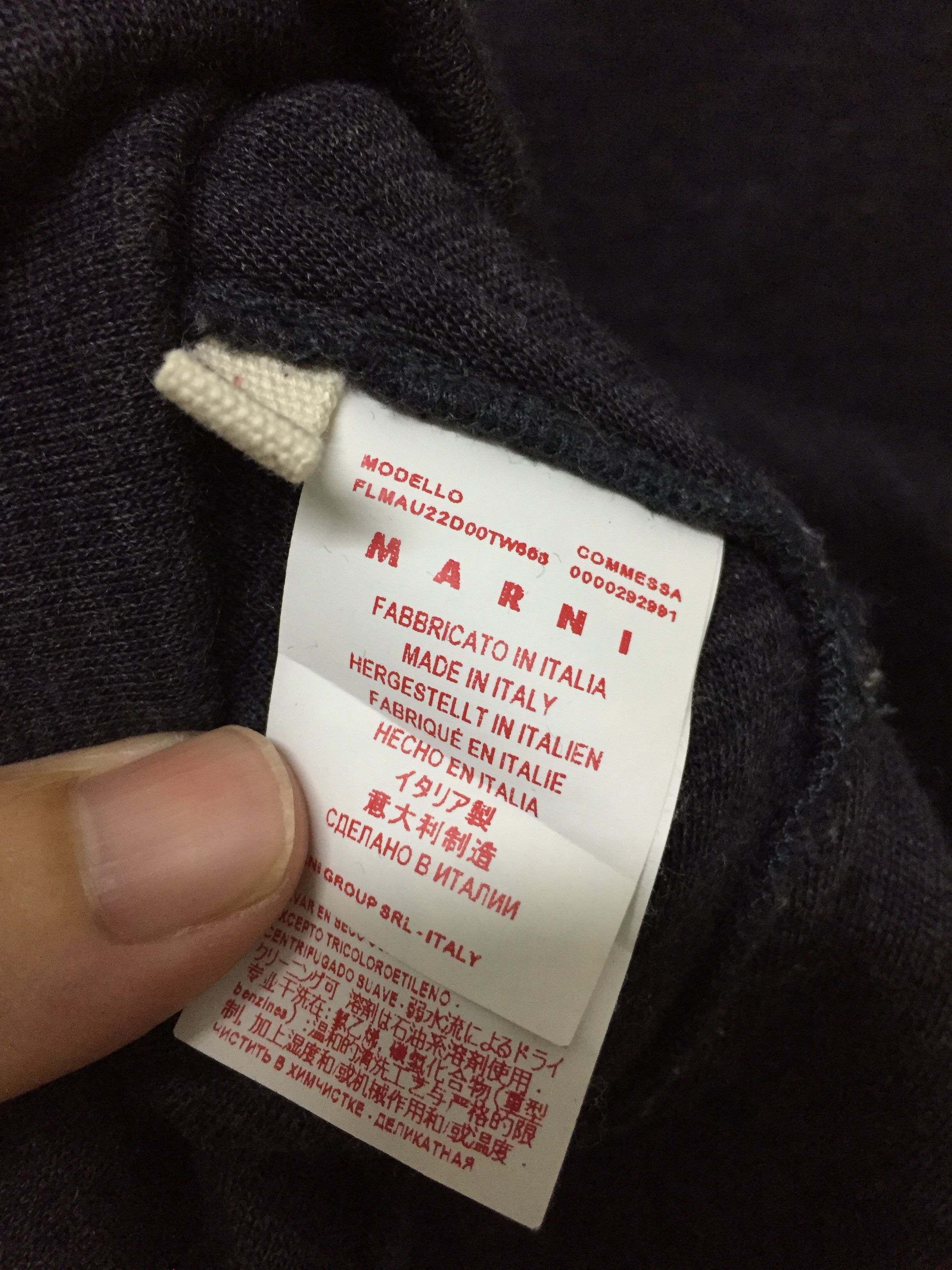 Marni MARNI Wool Nylon Sweatshirt Size M / US 6-8 / IT 42-44 - 7 Thumbnail