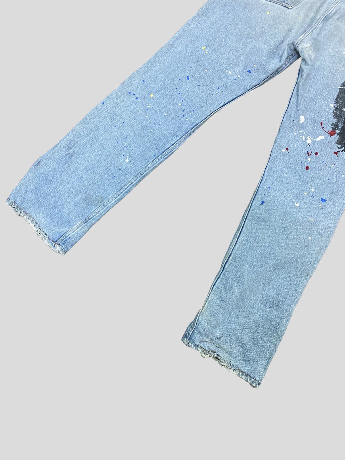 Levi's × Levi's Vintage Clothing × Vintage VINTAGE 90s Levi's 501 DISTRESSED CUSTOM CHE QUEVARA DENIM Size US 30 / EU 46 - 12 Thumbnail