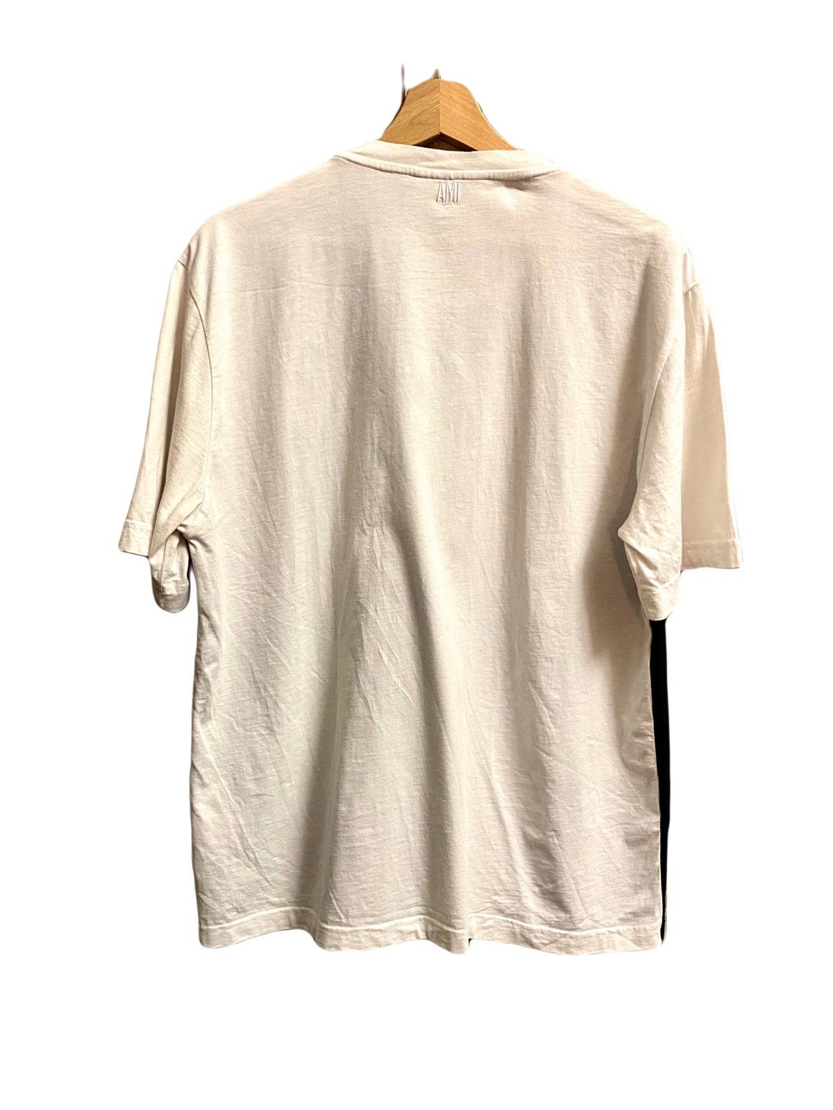 AMI Ami black & white gabardine t-shirt M Size US M / EU 48-50 / 2 - 5 Thumbnail