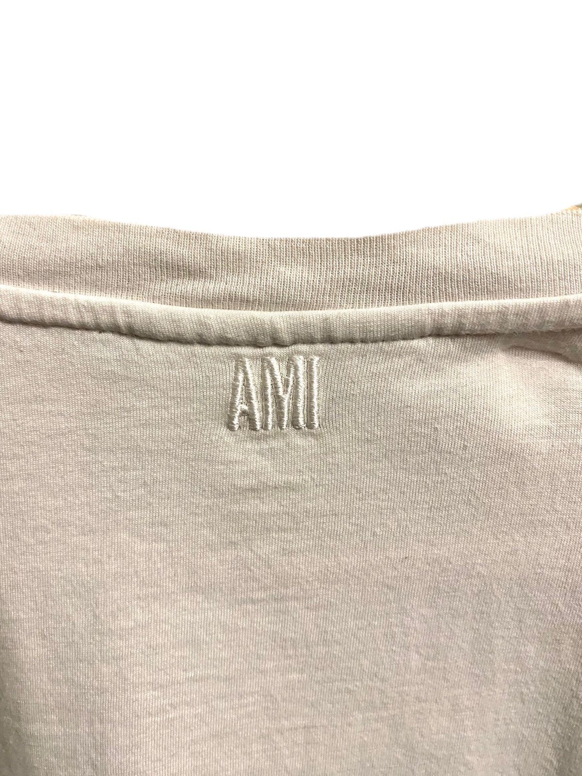 AMI Ami black & white gabardine t-shirt M Size US M / EU 48-50 / 2 - 6 Thumbnail