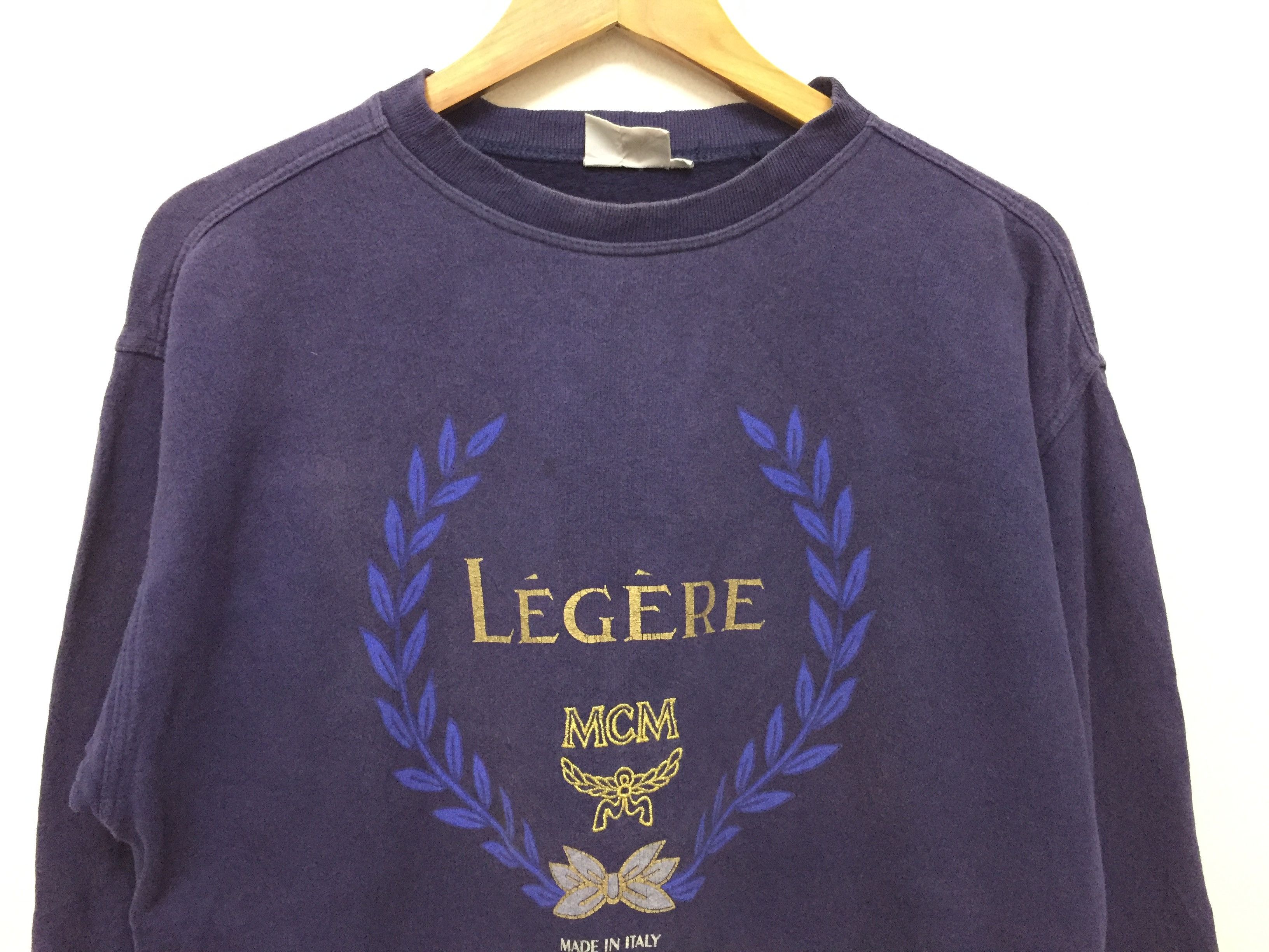 MCM 80's Made in ITALY Embrodered logo sweatshirt Size US M / EU 48-50 / 2 - 3 Thumbnail