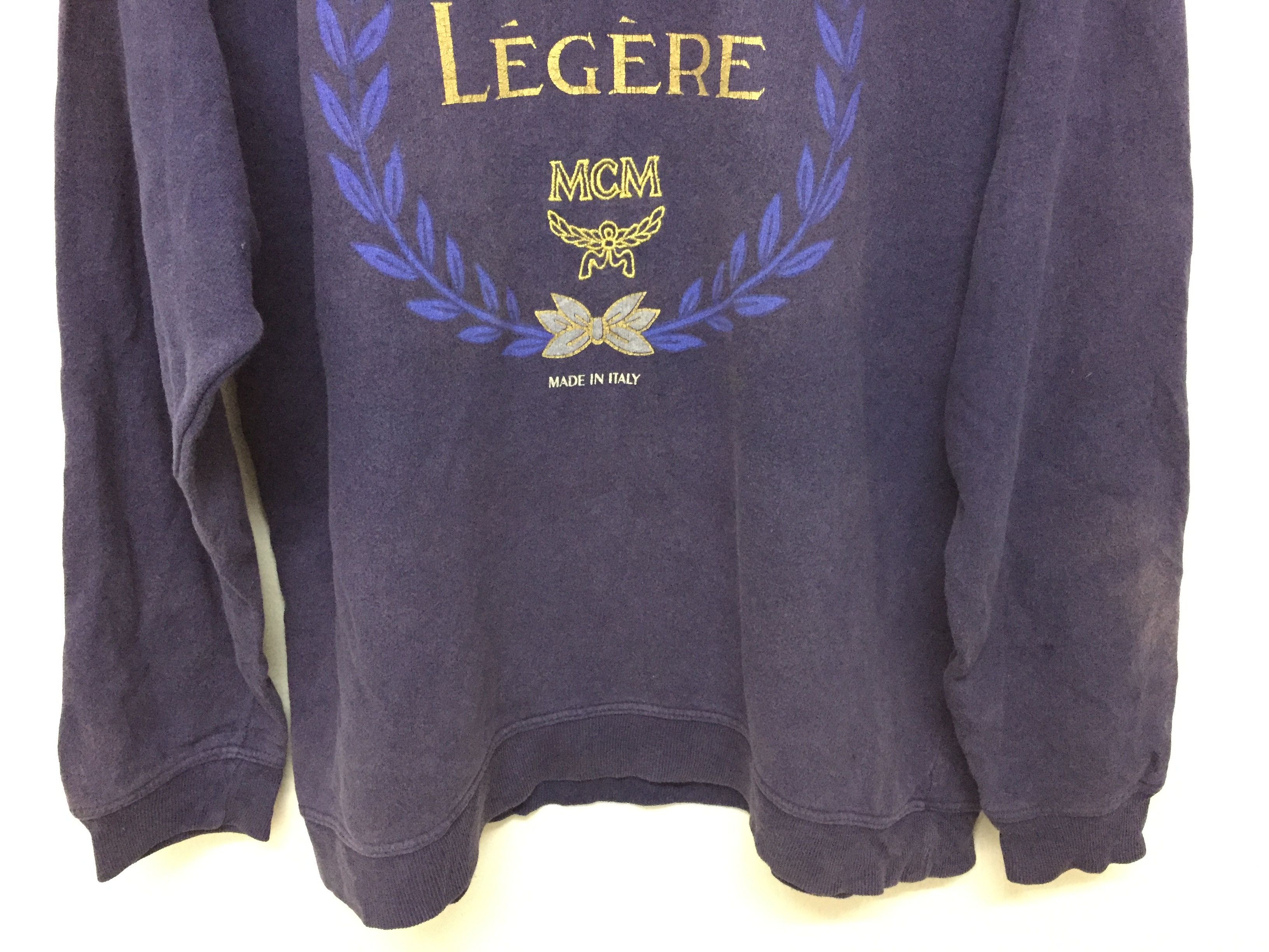 MCM 80's Made in ITALY Embrodered logo sweatshirt Size US M / EU 48-50 / 2 - 4 Thumbnail