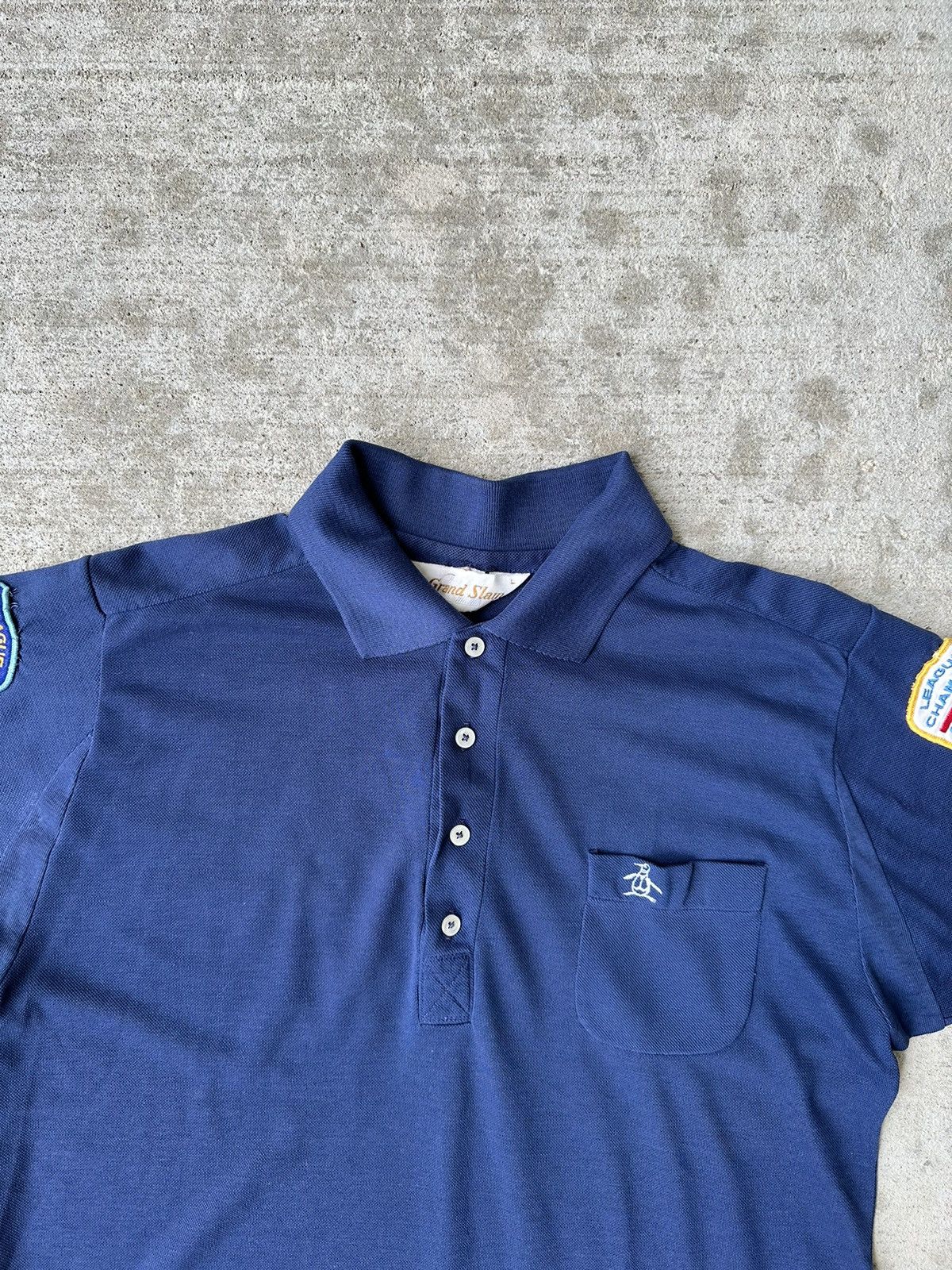 Grand Slam × Vintage Vintage 70s Embroidered Bowling Shirt Size US S / EU 44-46 / 1 - 2 Thumbnail
