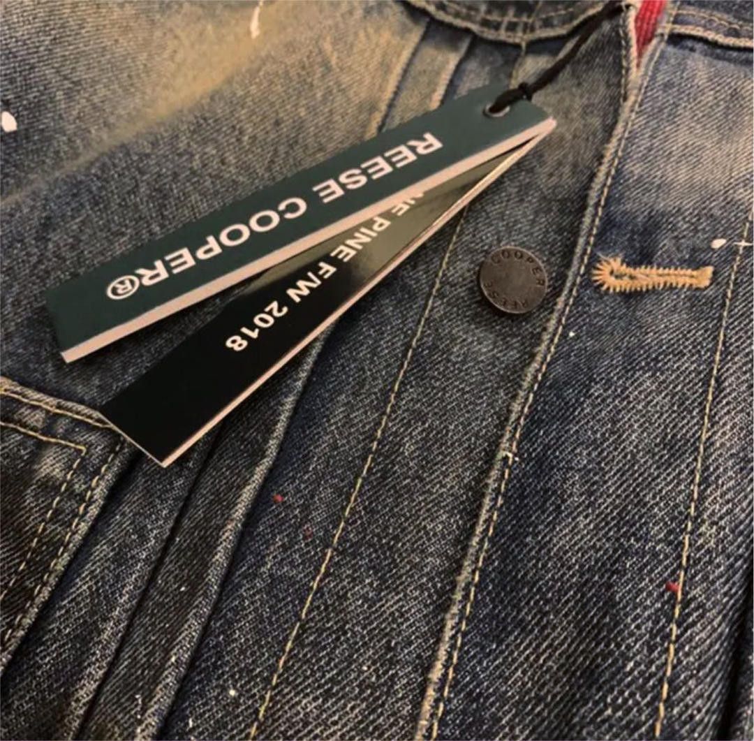 Reese Cooper AW2018 Boxy Painter Denim Jacket Size US S / EU 44-46 / 1 - 2 Thumbnail