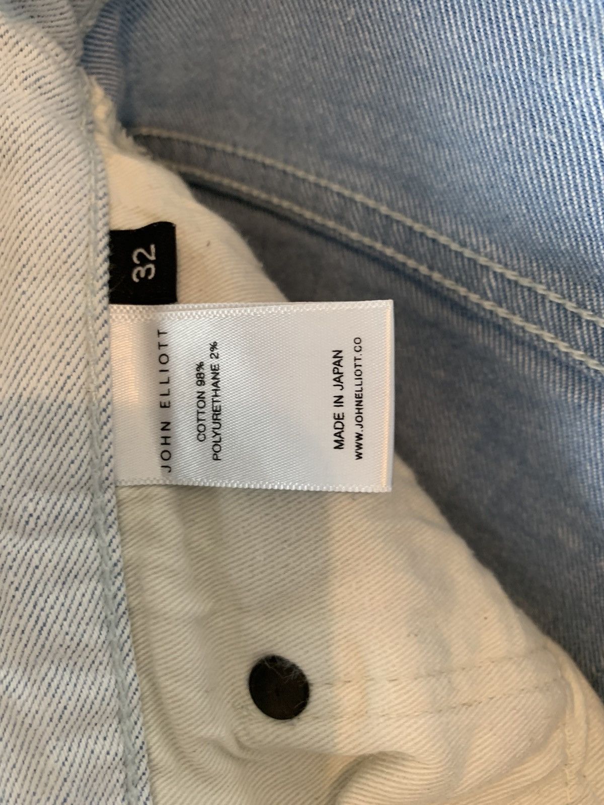 John Elliott John Elliott Paint Splatter Denim Size US 32 / EU 48 - 4 Thumbnail