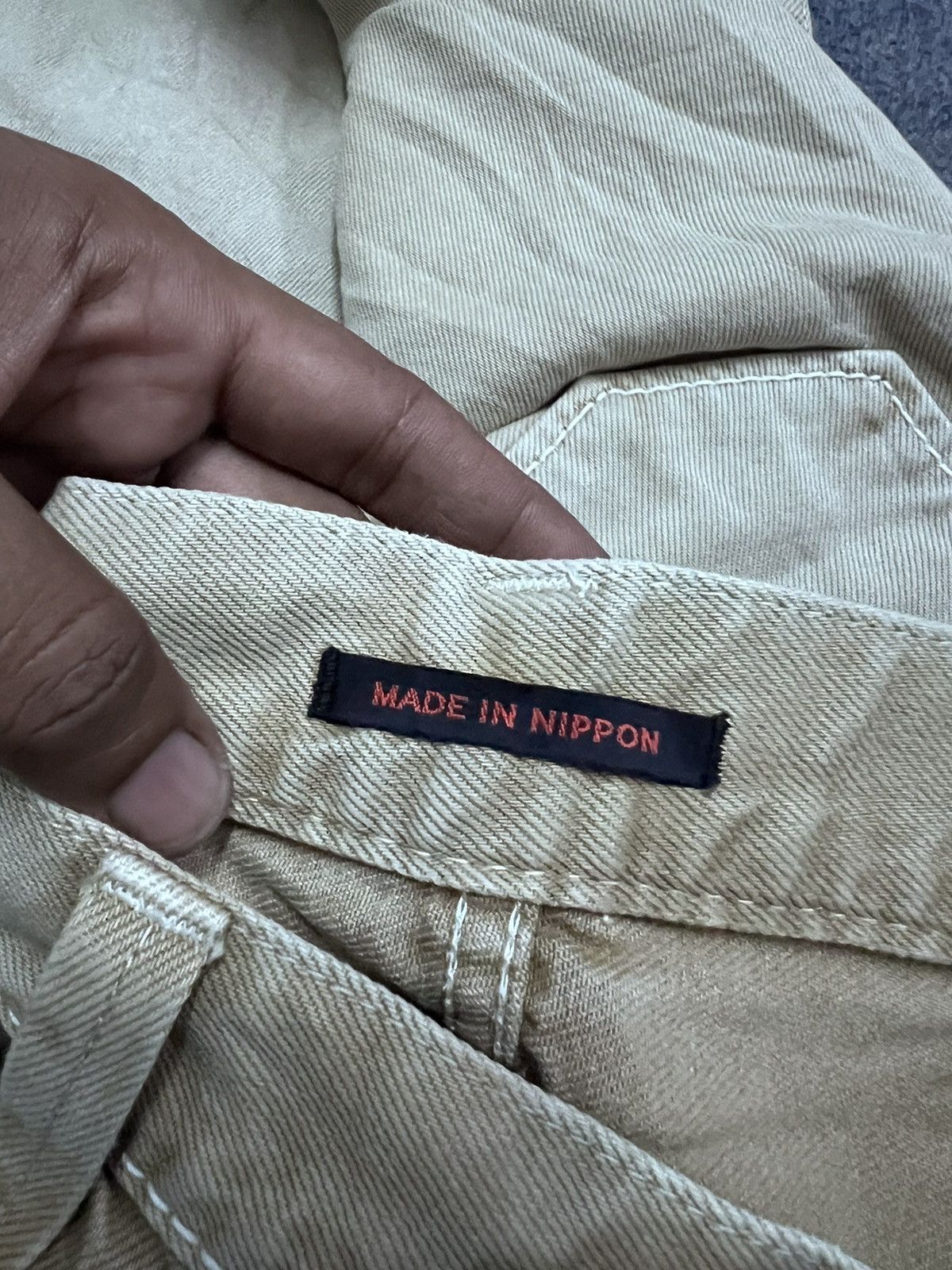Japanese Brand FLARED💥BLUE WAY BROWN FADED DISTRESSED DENIM PANT Size US 32 / EU 48 - 9 Thumbnail