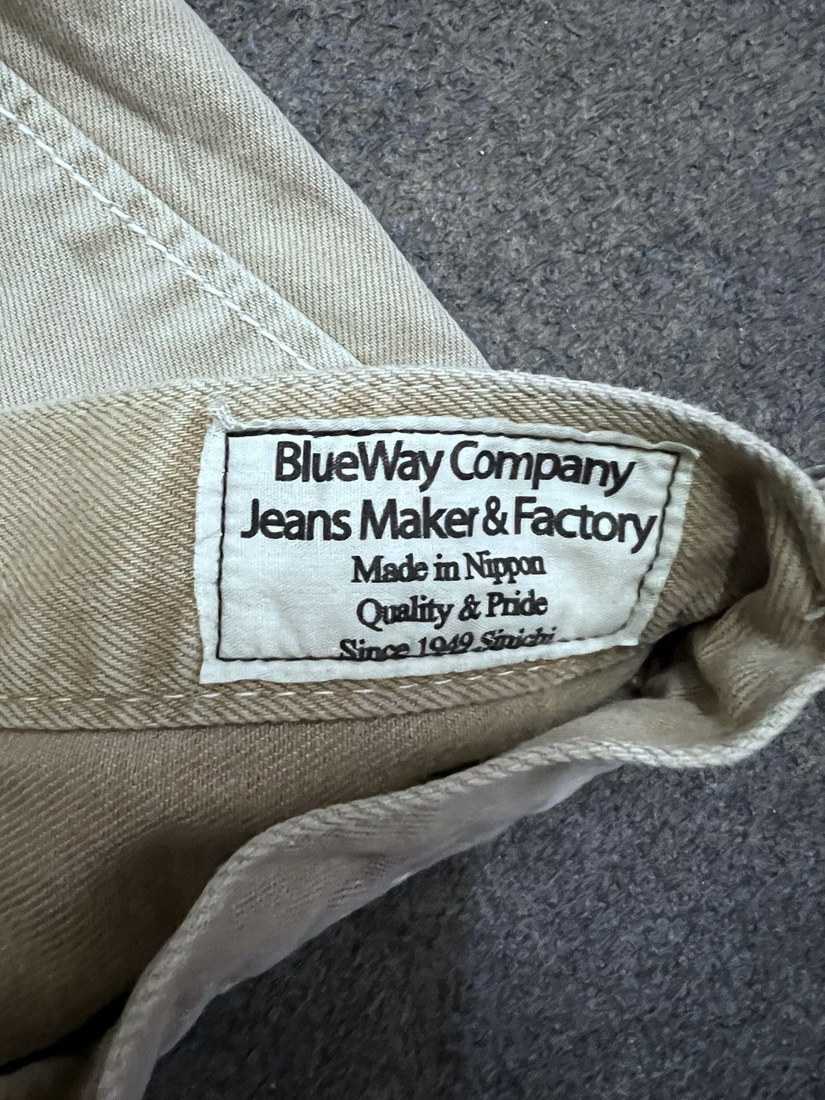 Japanese Brand FLARED💥BLUE WAY BROWN FADED DISTRESSED DENIM PANT Size US 32 / EU 48 - 8 Thumbnail