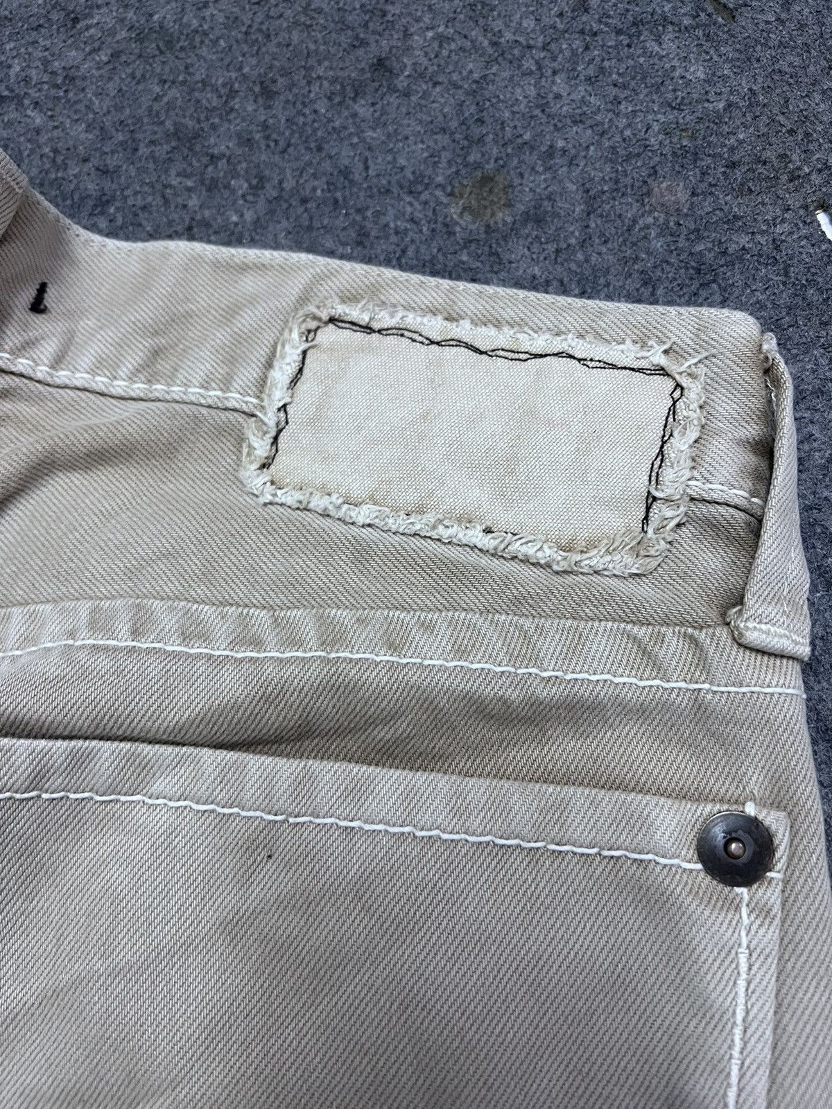 Japanese Brand FLARED💥BLUE WAY BROWN FADED DISTRESSED DENIM PANT Size US 32 / EU 48 - 7 Thumbnail