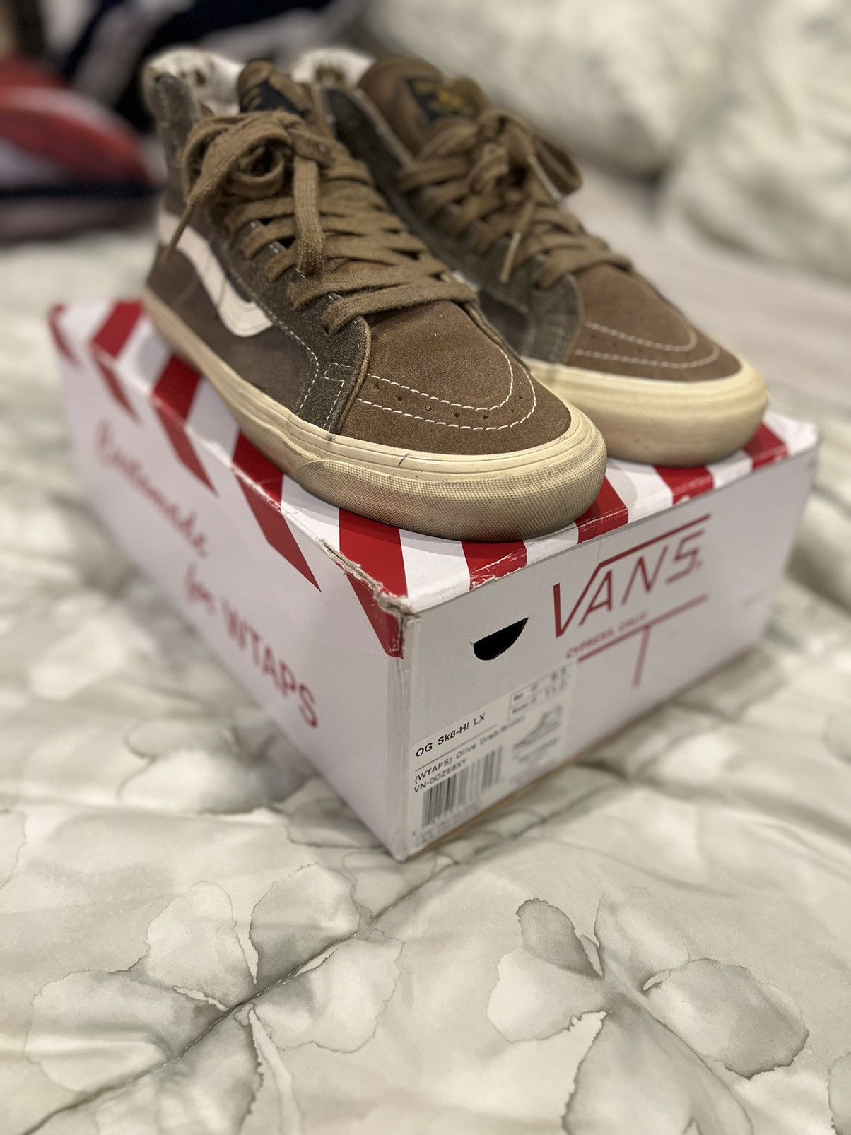 Vans WTAPS x Vans Vault Olive OG Sk8-Hi | Grailed