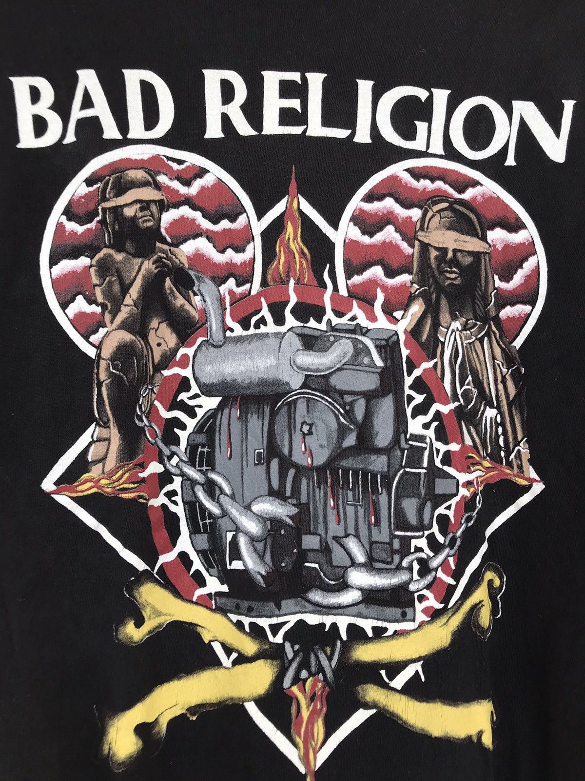 Band Tees × Vintage Very Rare 1992 Bad Religion Generator Tee Size US L / EU 52-54 / 3 - 8 Thumbnail