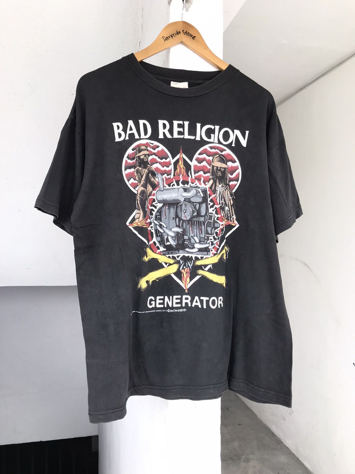 Band Tees × Vintage Very Rare 1992 Bad Religion Generator Tee Size US L / EU 52-54 / 3 - 1 Thumbnail
