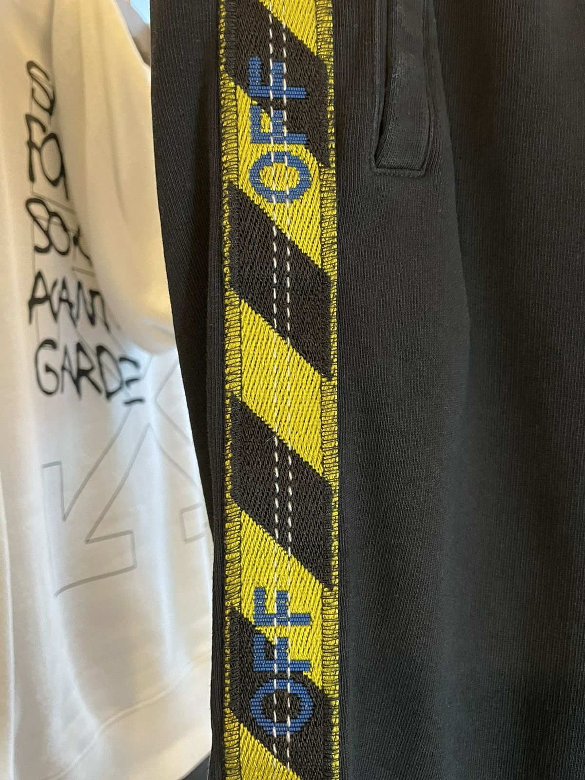 Off-White Off-White "Fire Line Tape" Sweatpants Small Size US 30 / EU 46 - 5 Thumbnail