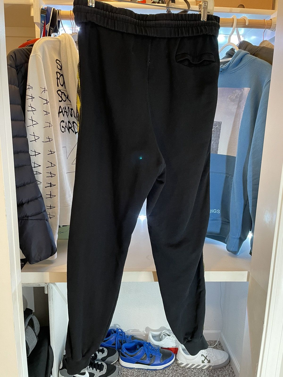 Off-White Off-White "Fire Line Tape" Sweatpants Small Size US 30 / EU 46 - 11 Thumbnail