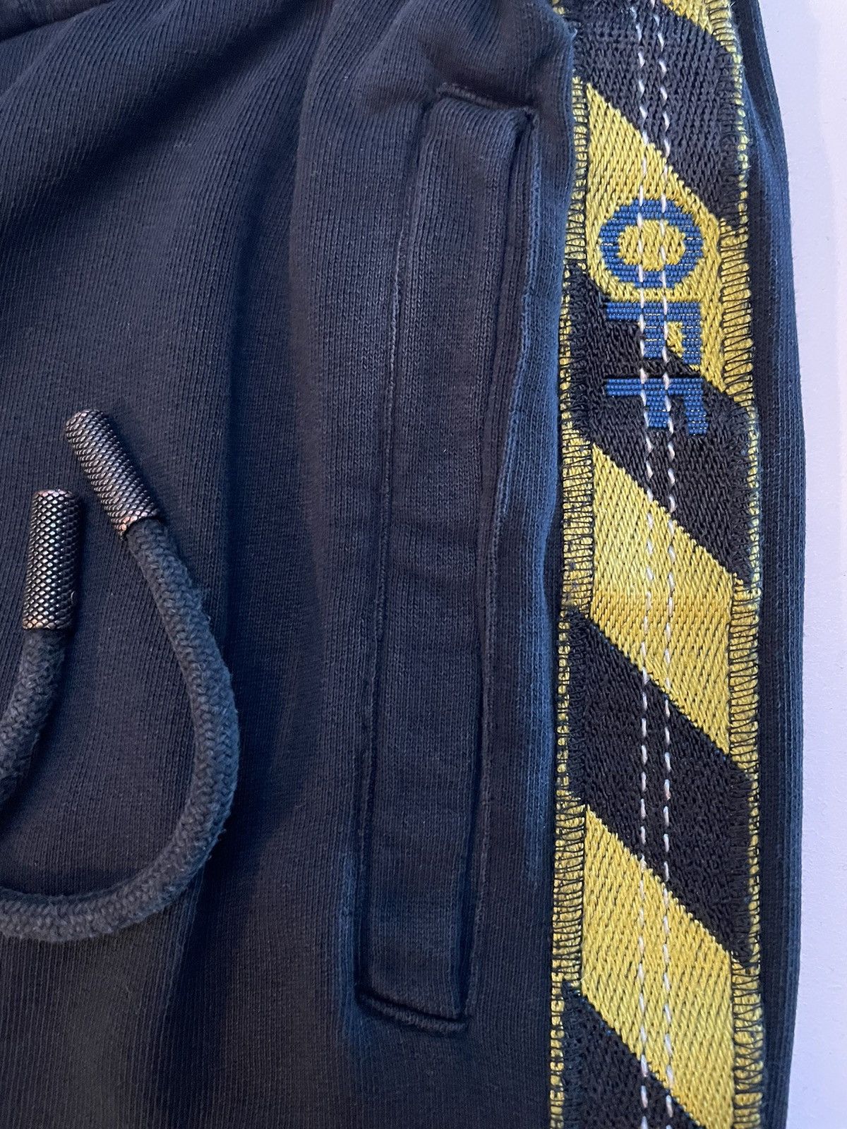 Off-White Off-White "Fire Line Tape" Sweatpants Small Size US 30 / EU 46 - 8 Thumbnail