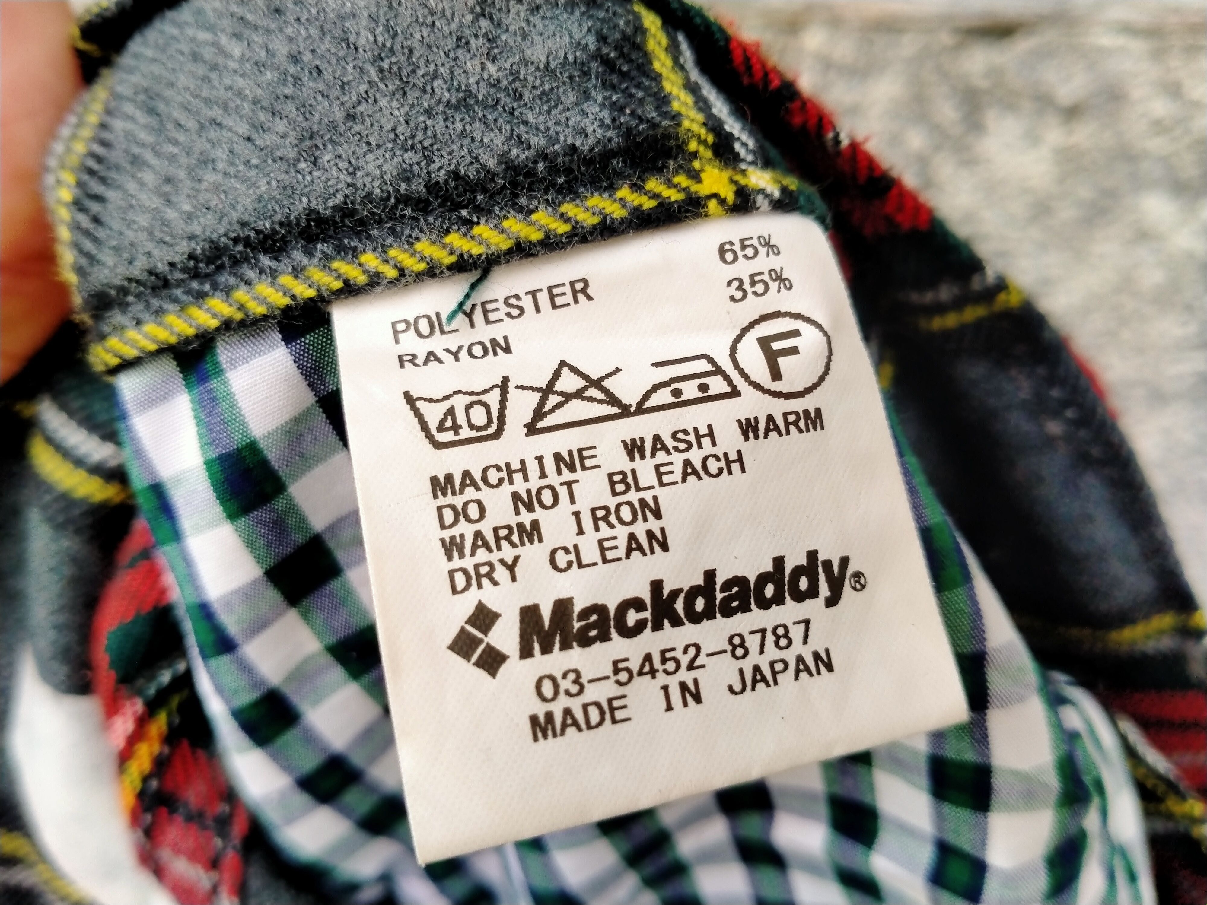 Japanese Brand MACKDADDY Checker Plaid Pants Size US 34 / EU 50 - 11 Thumbnail