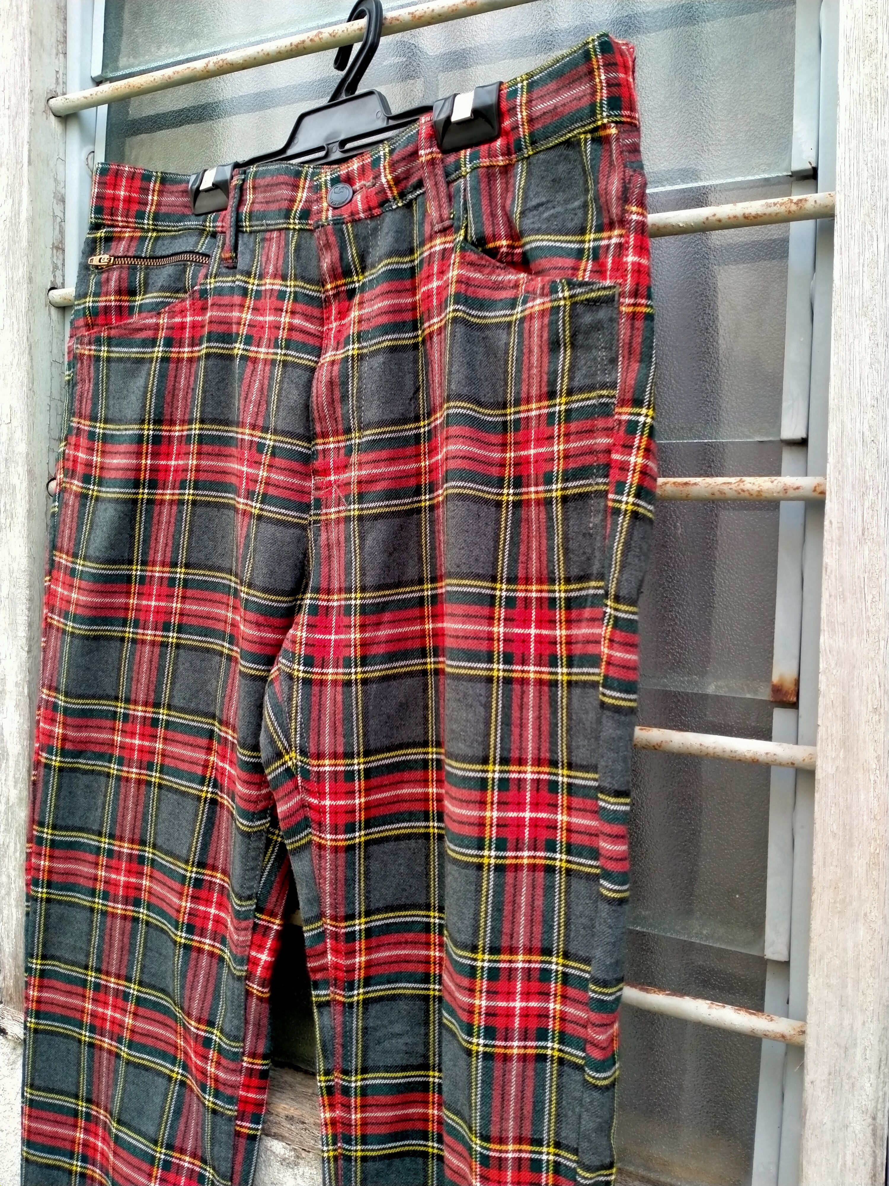 Japanese Brand MACKDADDY Checker Plaid Pants Size US 34 / EU 50 - 3 Thumbnail