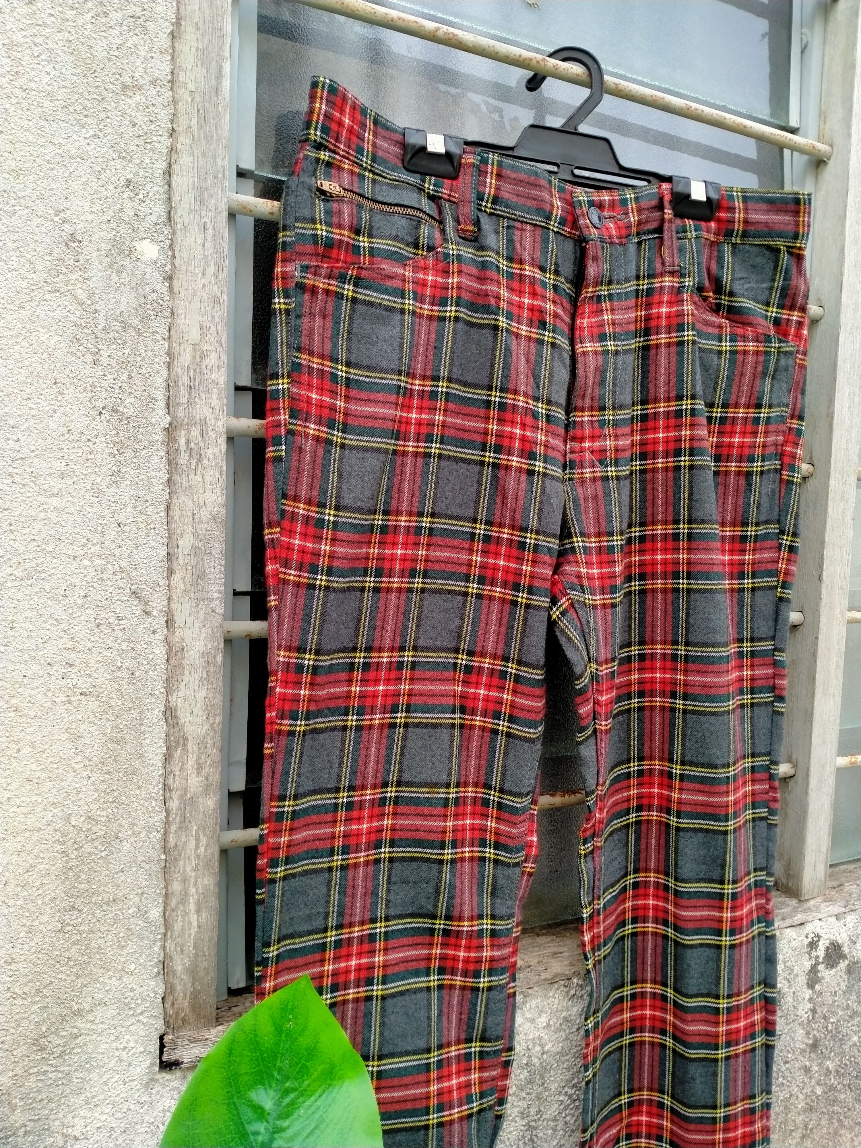 Japanese Brand MACKDADDY Checker Plaid Pants Size US 34 / EU 50 - 4 Thumbnail