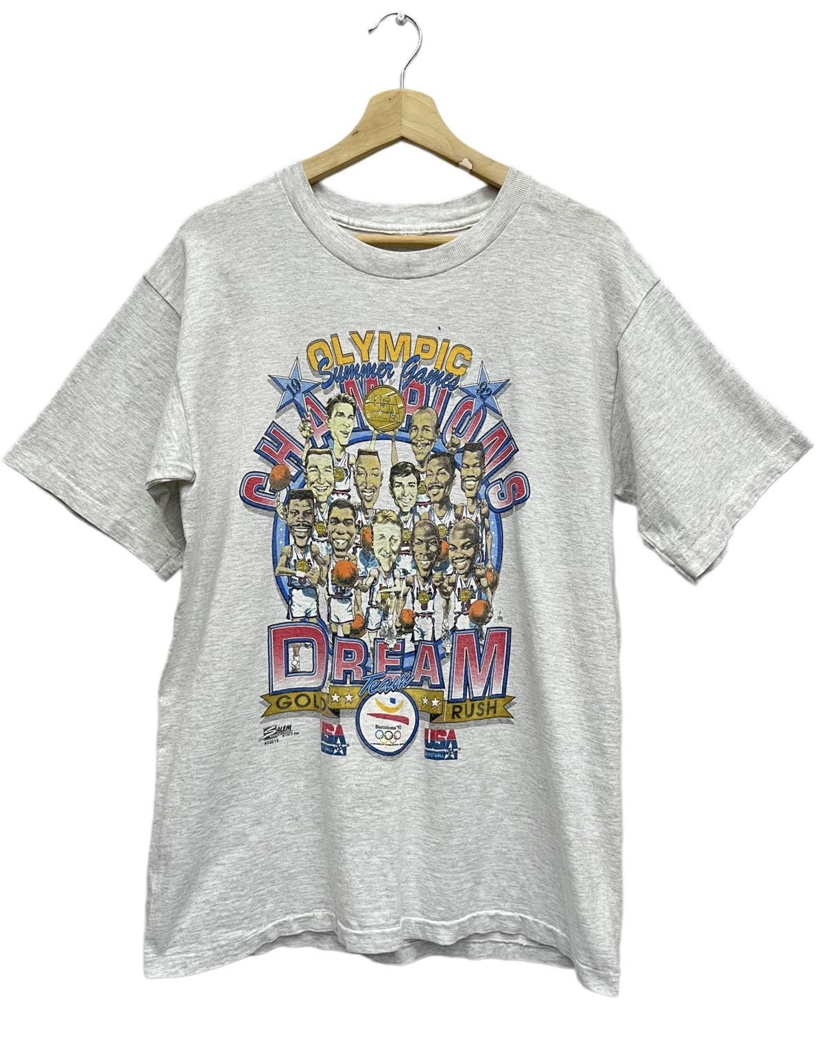 Salem Sportswear × USA Olympics × Vintage 🔥92’ OLYMPIC CHAMPIONS DREAM TEAMS SALEM SPORTWEAR #00016 Size US M / EU 48-50 / 2 - 2 Thumbnail