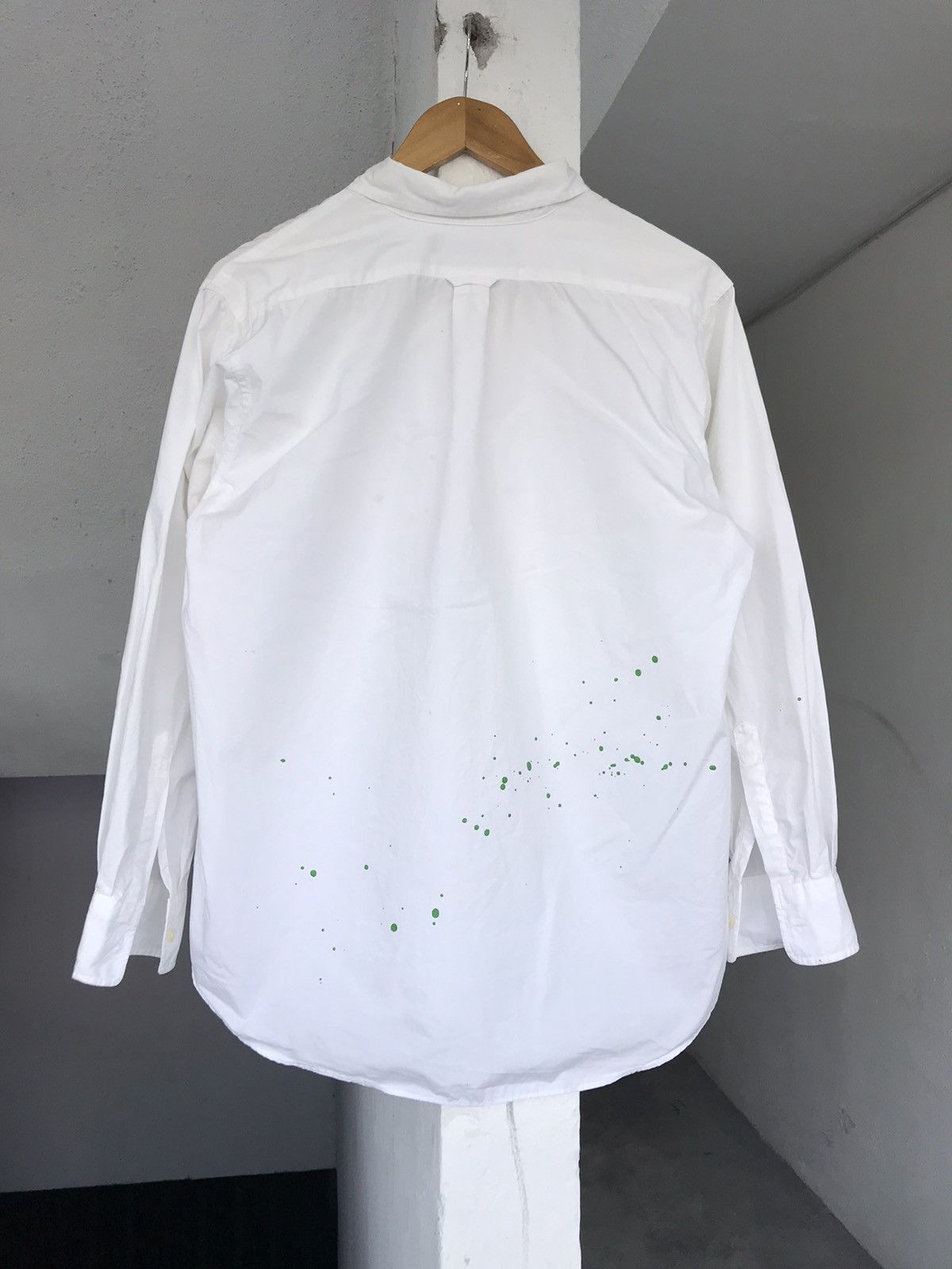 Futura × Recon Futura laboratories green Paint Splash Buttonh Up Shirt Size US L / EU 52-54 / 3 - 8 Thumbnail
