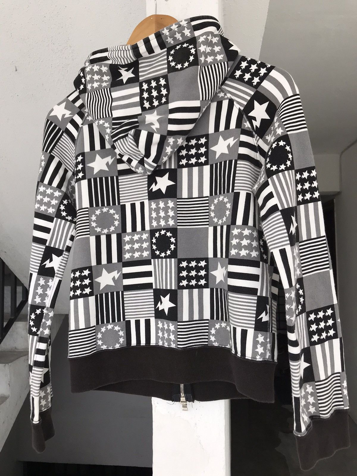 Bape × Nigo Sta & Stripes Full Zip Hoodie Size XS / US 0-2 / IT 36-38 - 13 Thumbnail