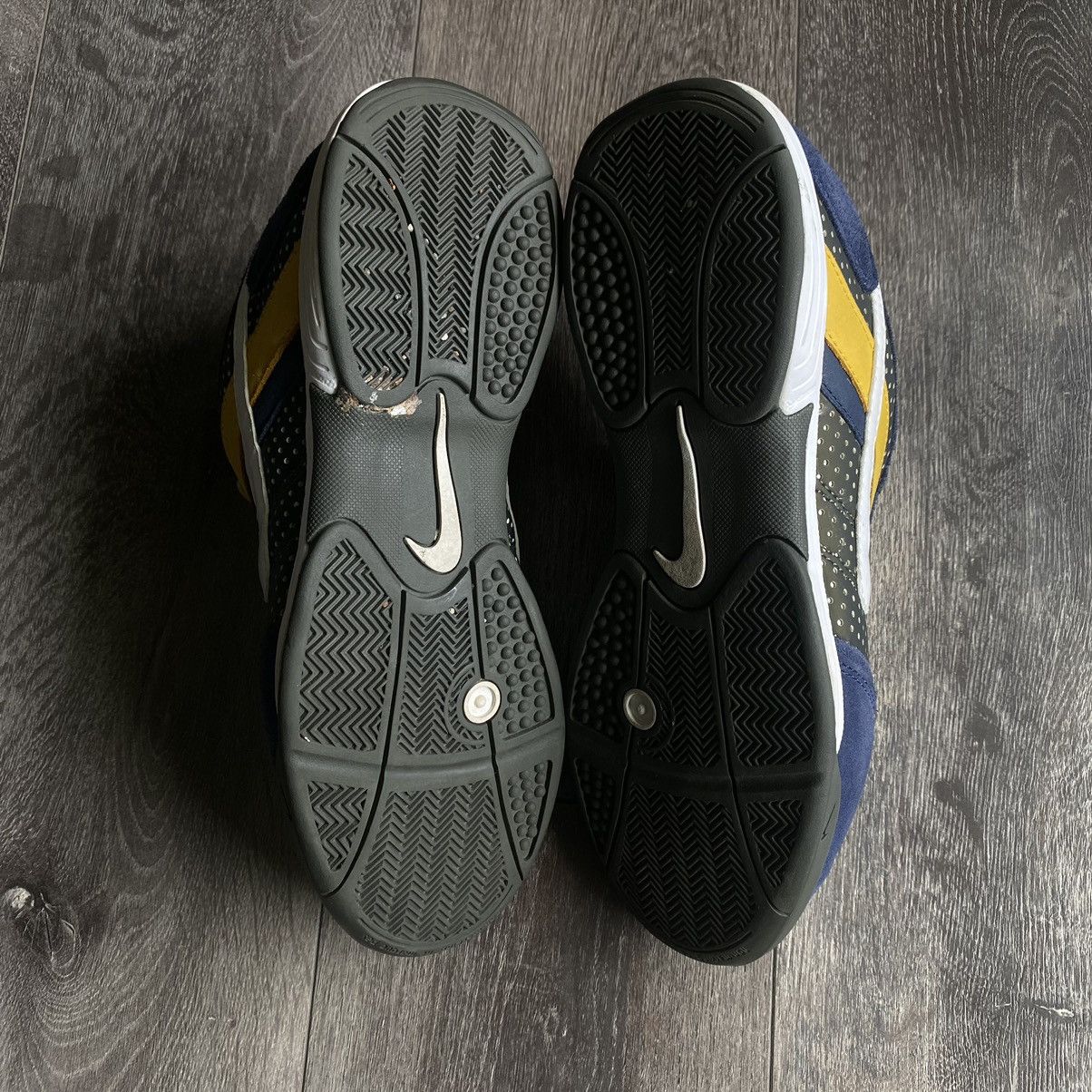 Nike × Vintage Vintage 2000s Nike SB Zoom Air Abington Midnight Navy Yellow Size US 8 / EU 41 - 5 Thumbnail