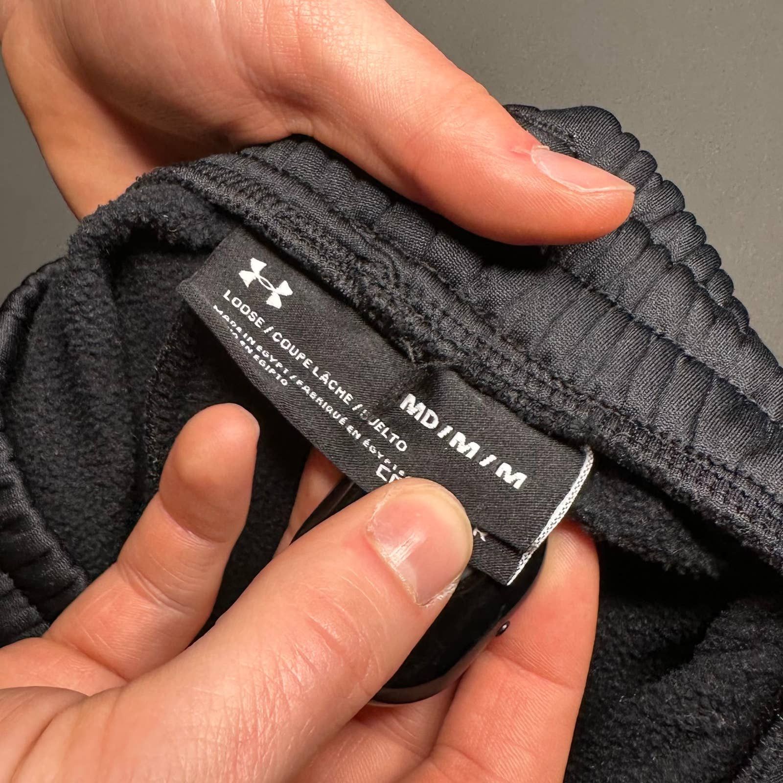 Under Armour Under Armour Joggers Jet Black Polyester Sweatpants Logo Size US 32 / EU 48 - 4 Thumbnail