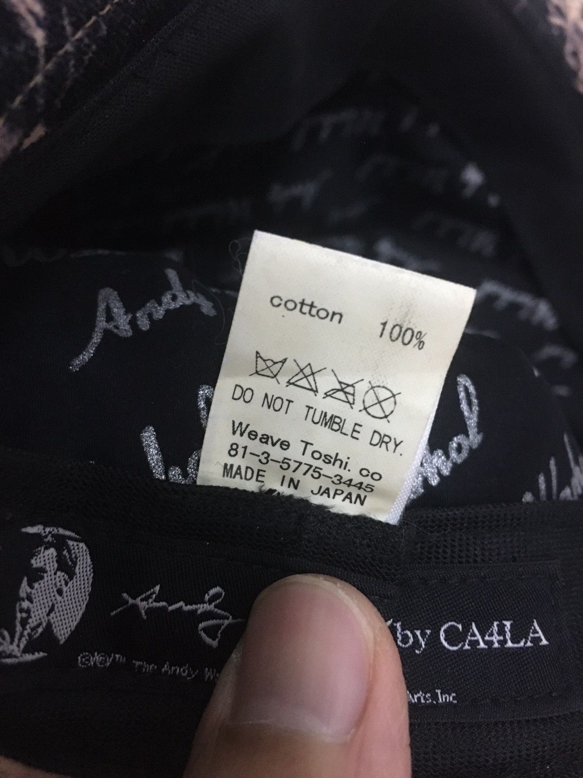 Andy Warhol X Ca4la Bucket hat With Full print design