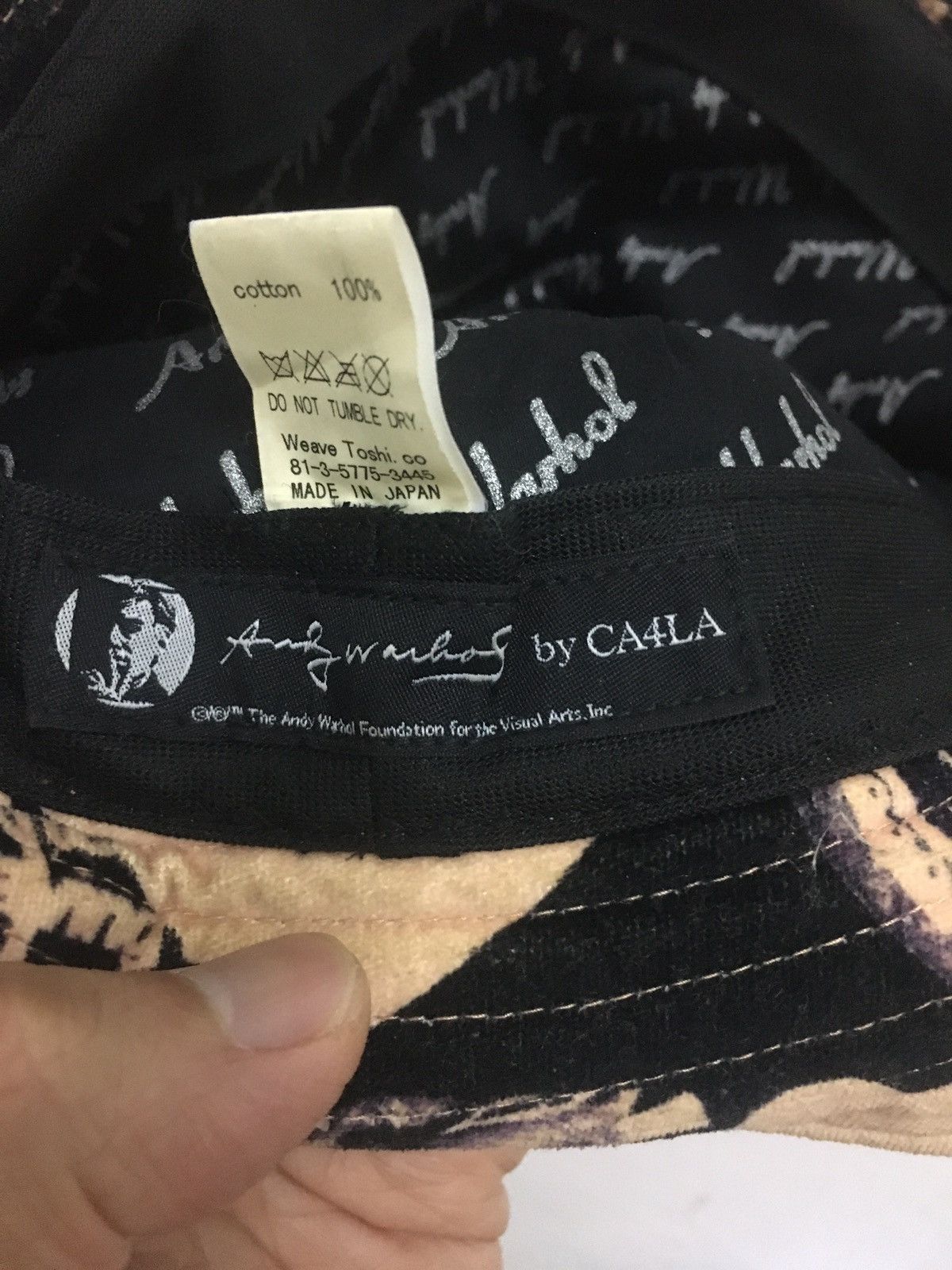 Andy Warhol X Ca4la Bucket hat With Full print design