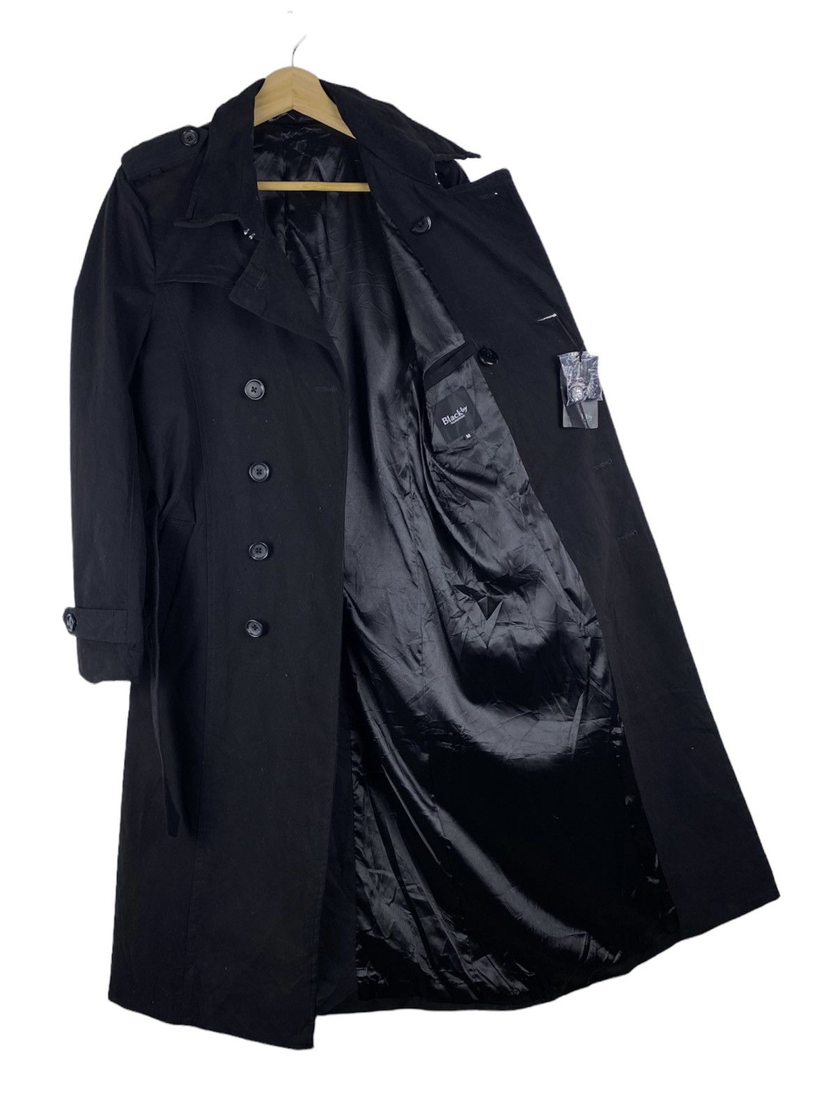 Vanquish Black Vanquish Double Breasted Trench Coats Long Jacket Size M / US 6-8 / IT 42-44 - 1 Thumbnail