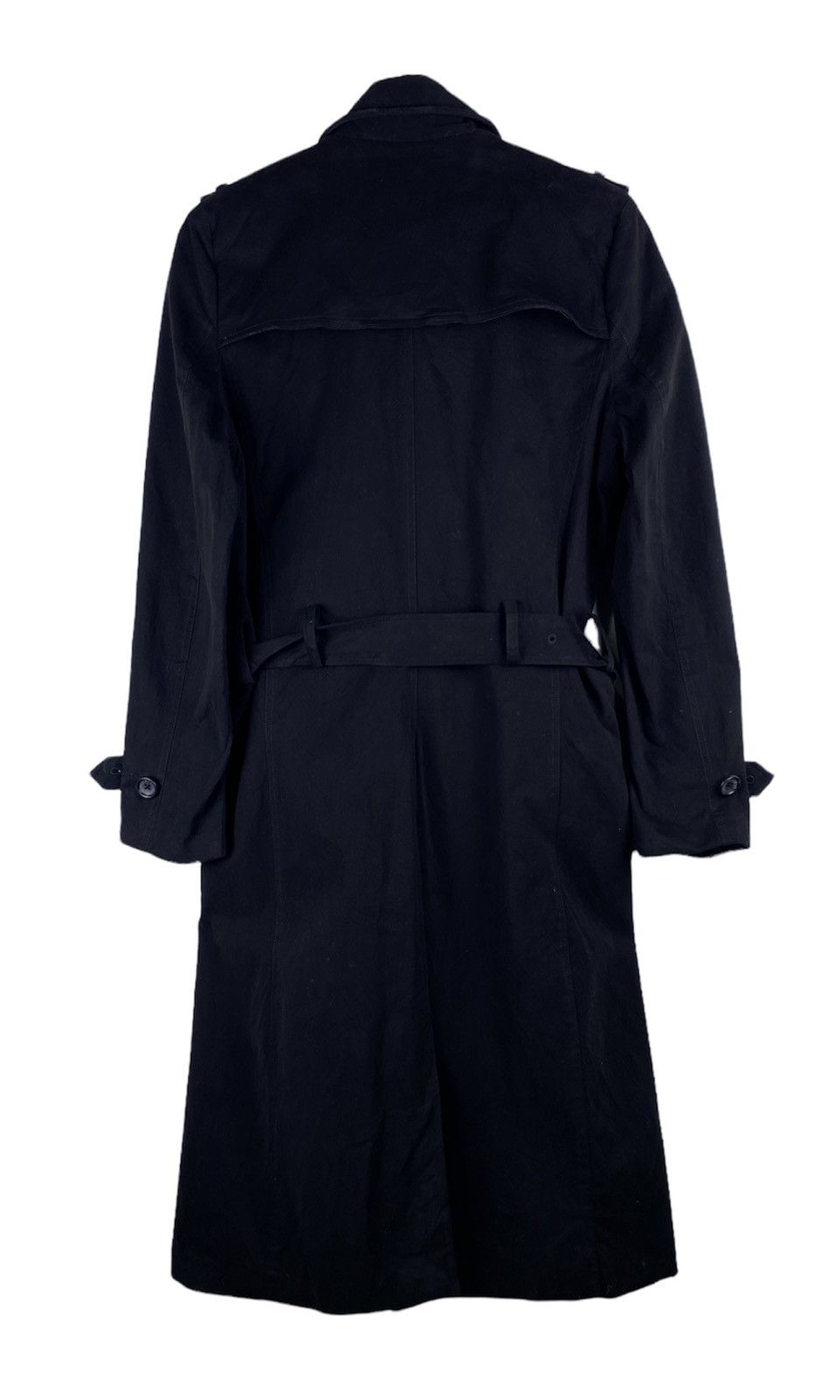 Vanquish Black Vanquish Double Breasted Trench Coats Long Jacket Size M / US 6-8 / IT 42-44 - 3 Thumbnail