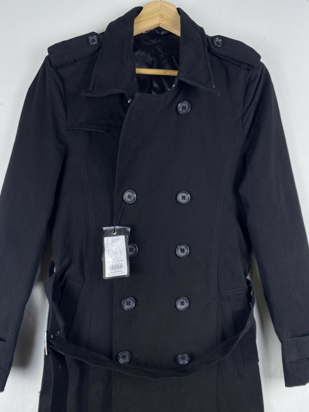 Vanquish Black Vanquish Double Breasted Trench Coats Long Jacket Size M / US 6-8 / IT 42-44 - 4 Thumbnail