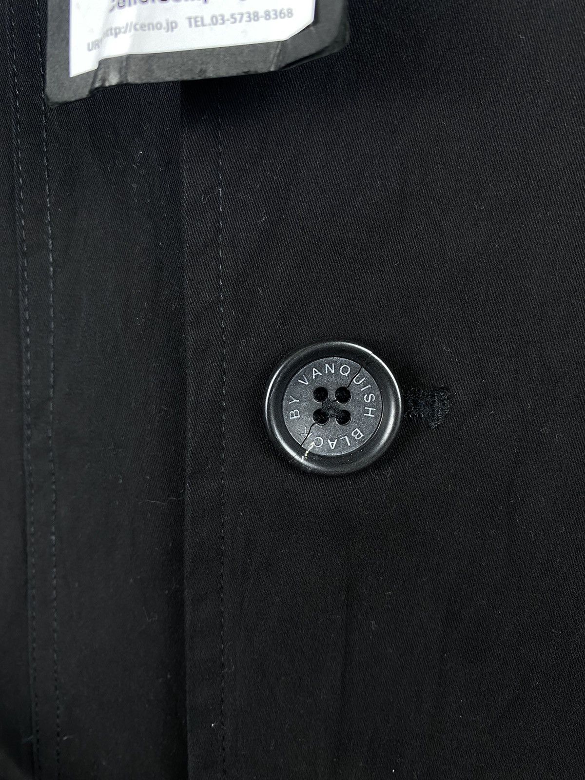 Vanquish Black Vanquish Double Breasted Trench Coats Long Jacket Size M / US 6-8 / IT 42-44 - 10 Thumbnail