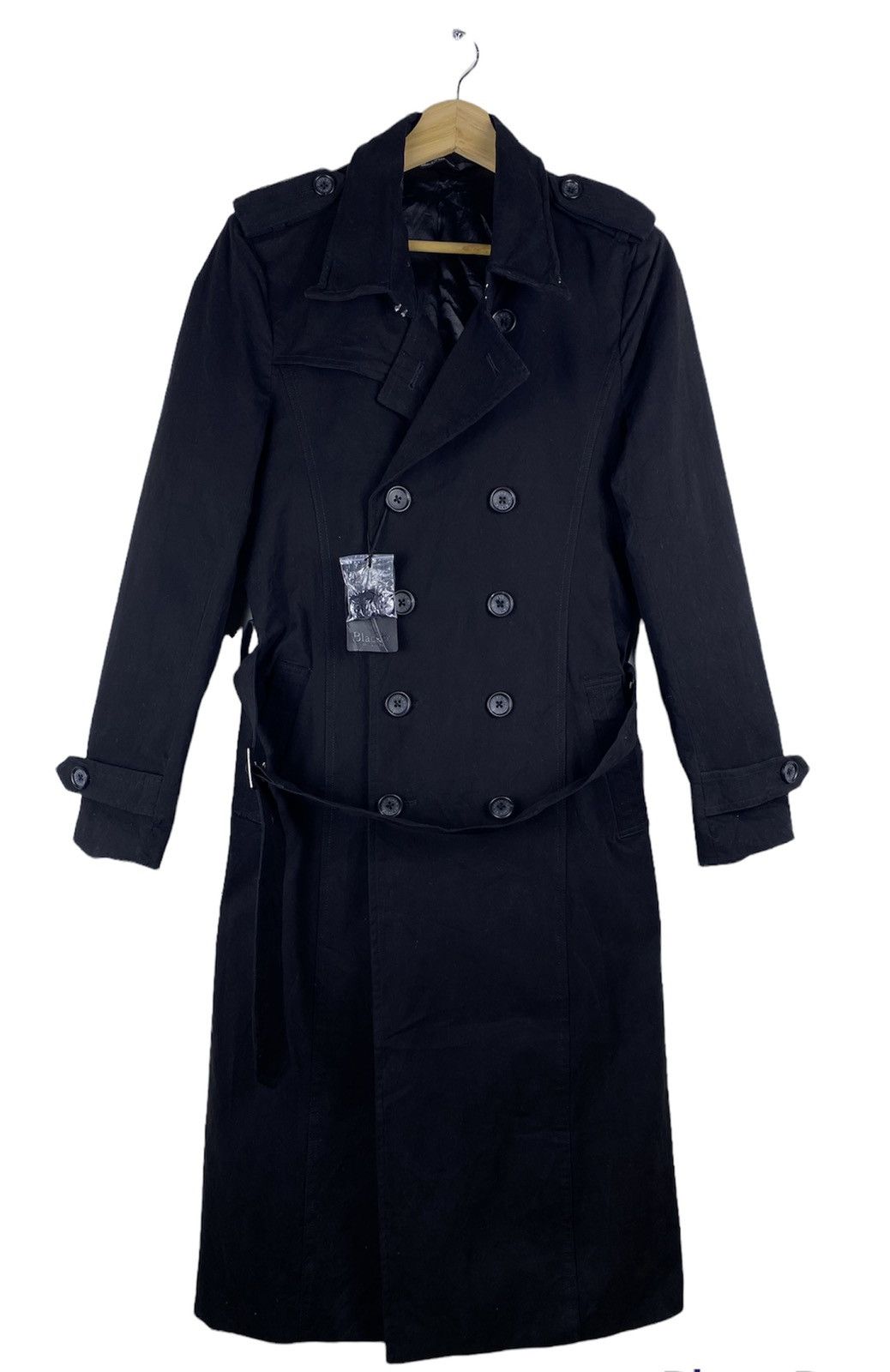 Vanquish Black Vanquish Double Breasted Trench Coats Long Jacket Size M / US 6-8 / IT 42-44 - 2 Thumbnail