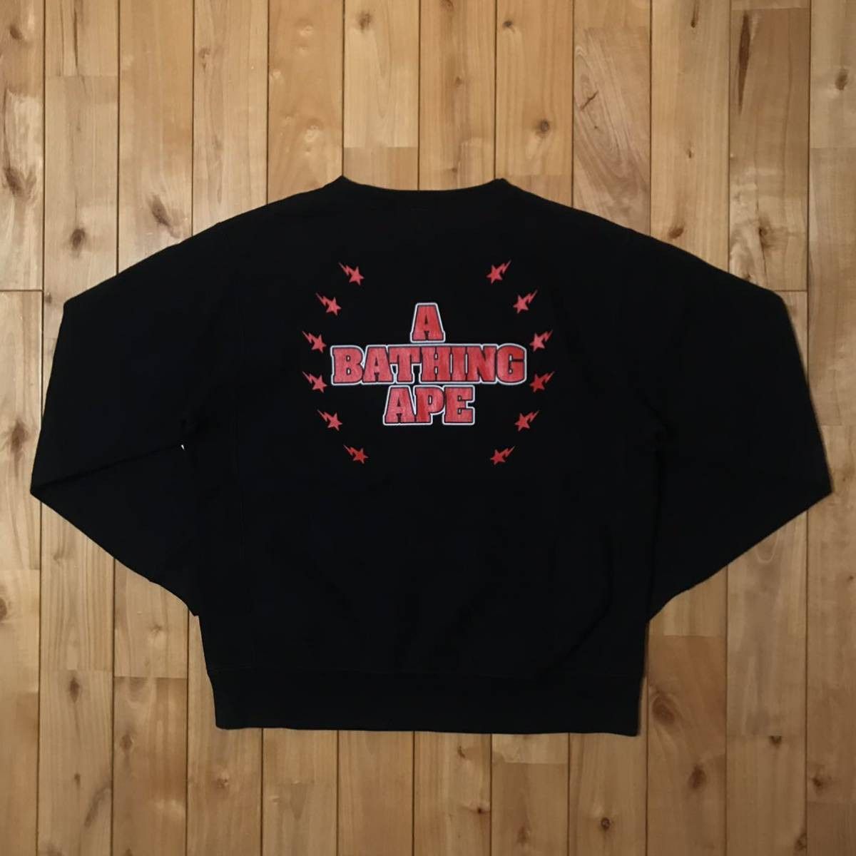 Bape BAPE KISS logo long sleeve sweat shirt black Size US M / EU 48-50 / 2 - 4 Thumbnail
