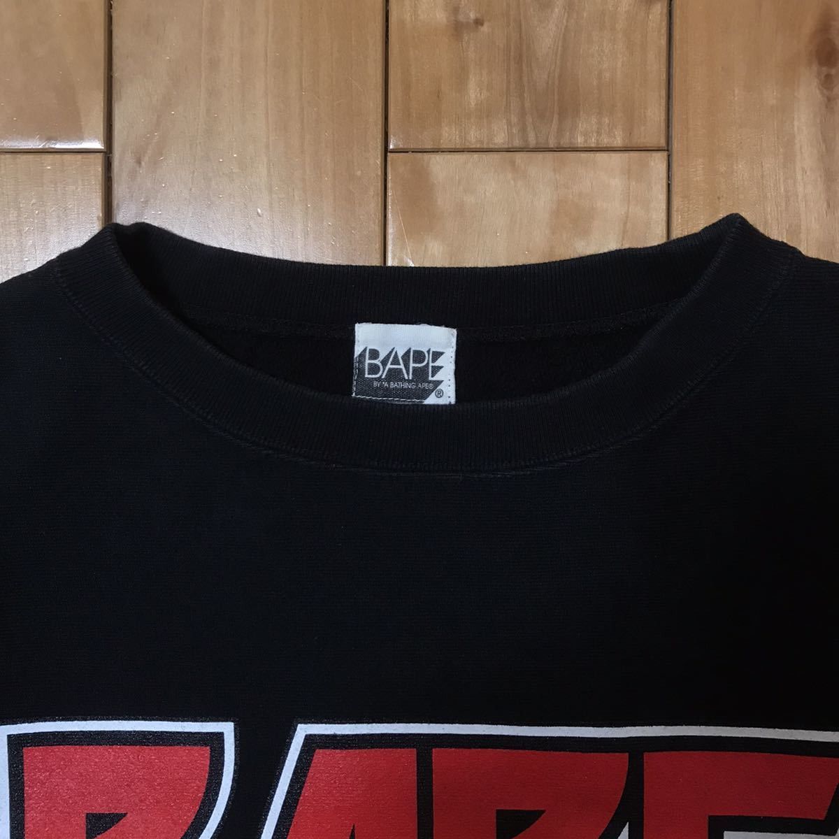 Bape BAPE KISS logo long sleeve sweat shirt black Size US M / EU 48-50 / 2 - 6 Thumbnail