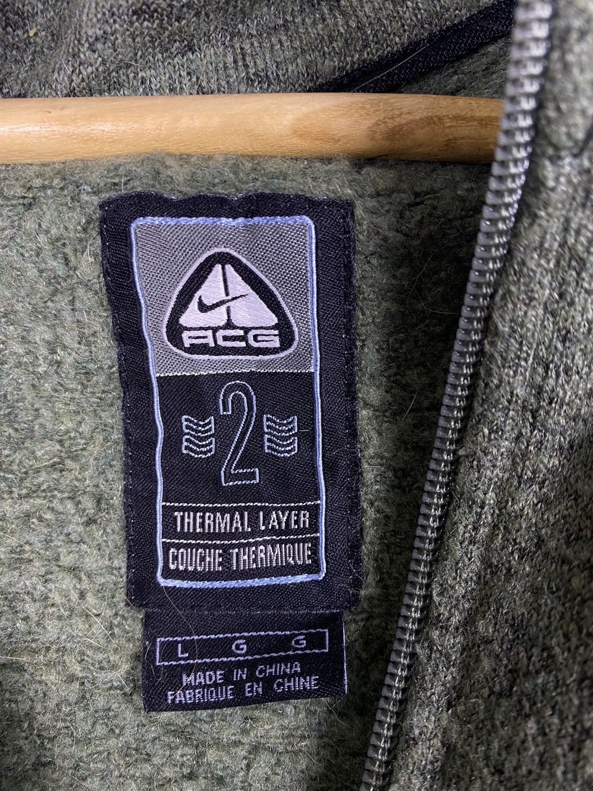 Nike GONE 🔥 Vintage Nike ACG Quarter Zip Fleece Sweatshirt Size US L / EU 52-54 / 3 - 4 Thumbnail