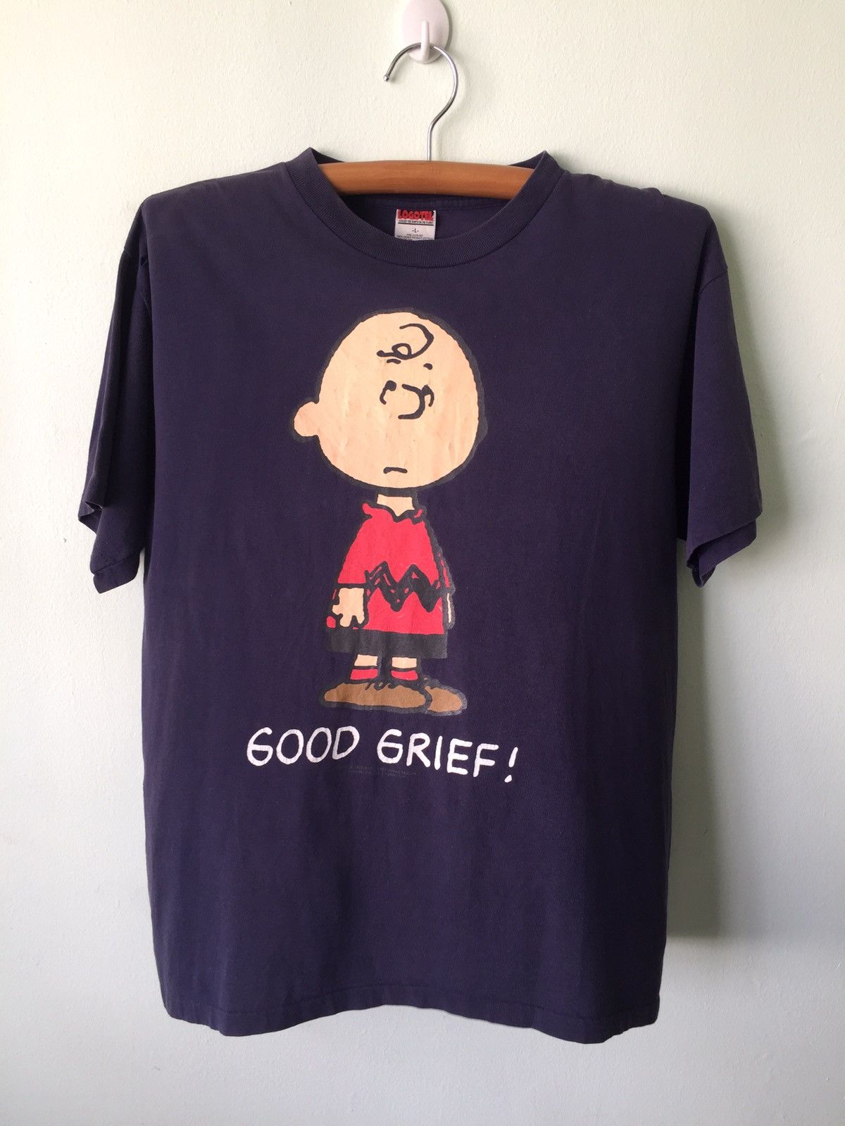 Vintage 1950's Vintage Good Grief Charlie Brown Peanuts Size US L / EU 52-54 / 3 - 1 Thumbnail