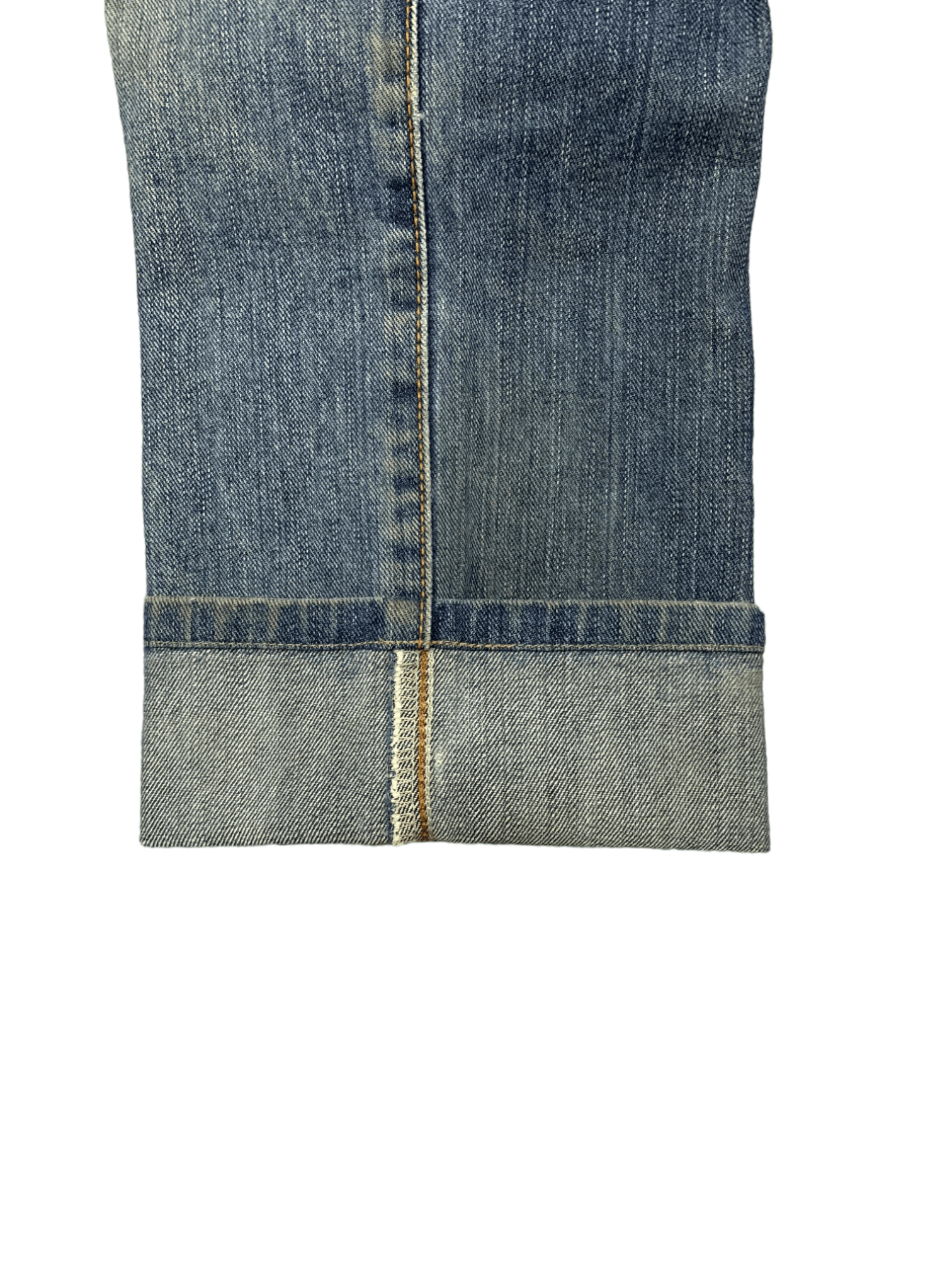 Edwin × Japanese Brand Vintage Japanese Edwin Blue Wash Distressed Loose Jeans Size US 30 / EU 46 - 11 Thumbnail