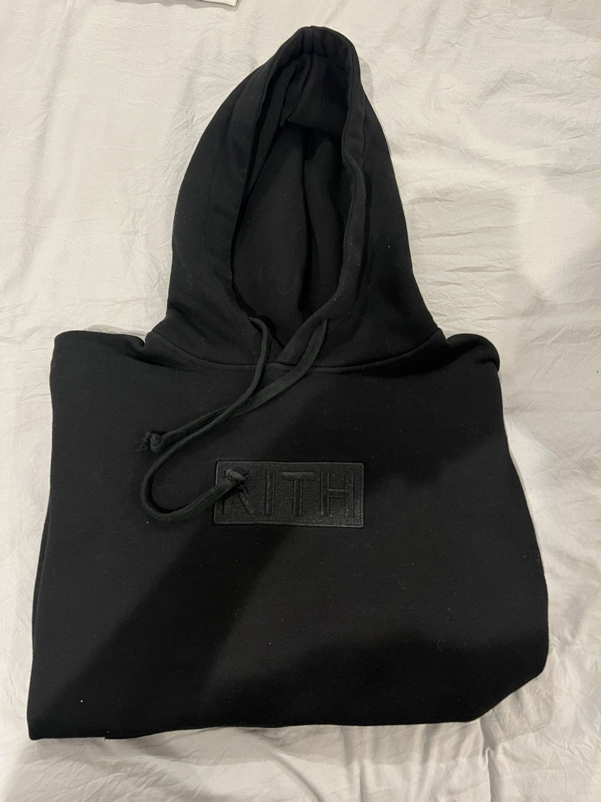 Kith Kith Box Logo Hoodie Black Grailed