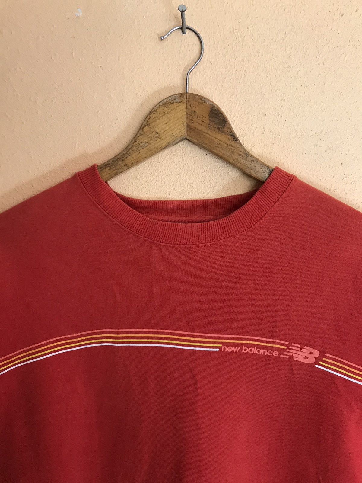 New Balance × Vintage RARE VINTAGE NEW BALANCE RAINBOW SPELLOUT PULLOVER CREWNECK Size US L / EU 52-54 / 3 - 4 Thumbnail