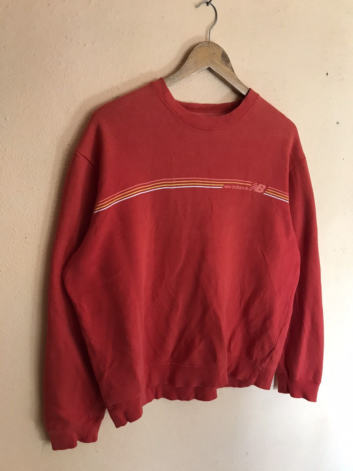 New Balance × Vintage RARE VINTAGE NEW BALANCE RAINBOW SPELLOUT PULLOVER CREWNECK Size US L / EU 52-54 / 3 - 2 Thumbnail