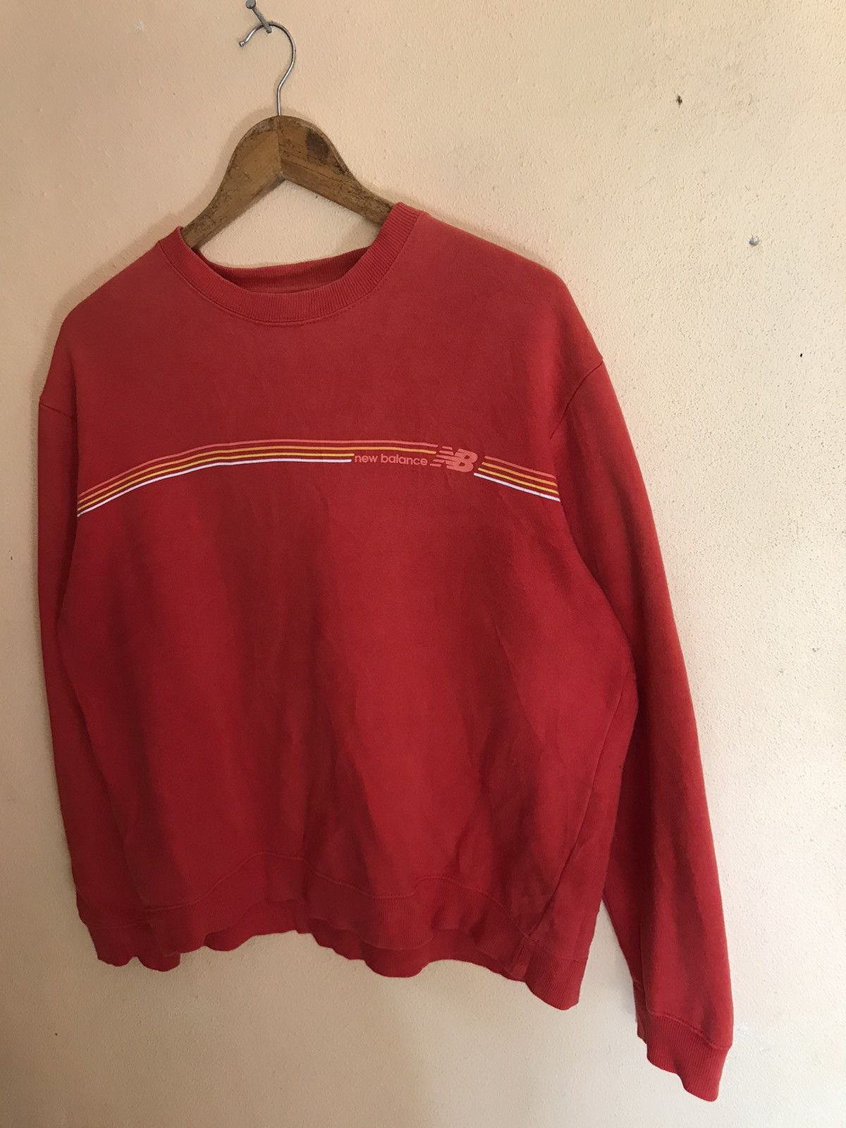 New Balance × Vintage RARE VINTAGE NEW BALANCE RAINBOW SPELLOUT PULLOVER CREWNECK Size US L / EU 52-54 / 3 - 3 Thumbnail